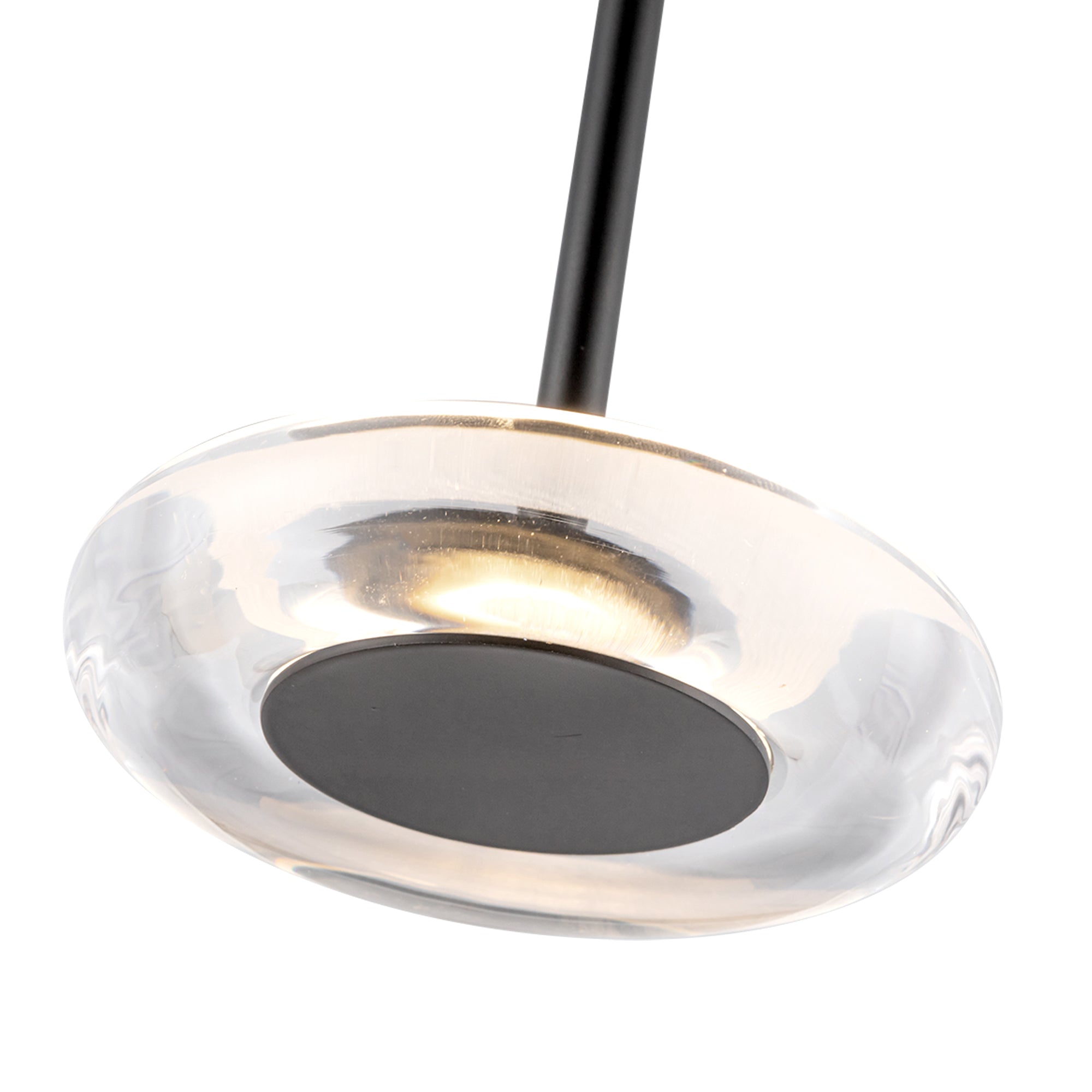 Aurello Clear Glass Pendant - Wisteria
