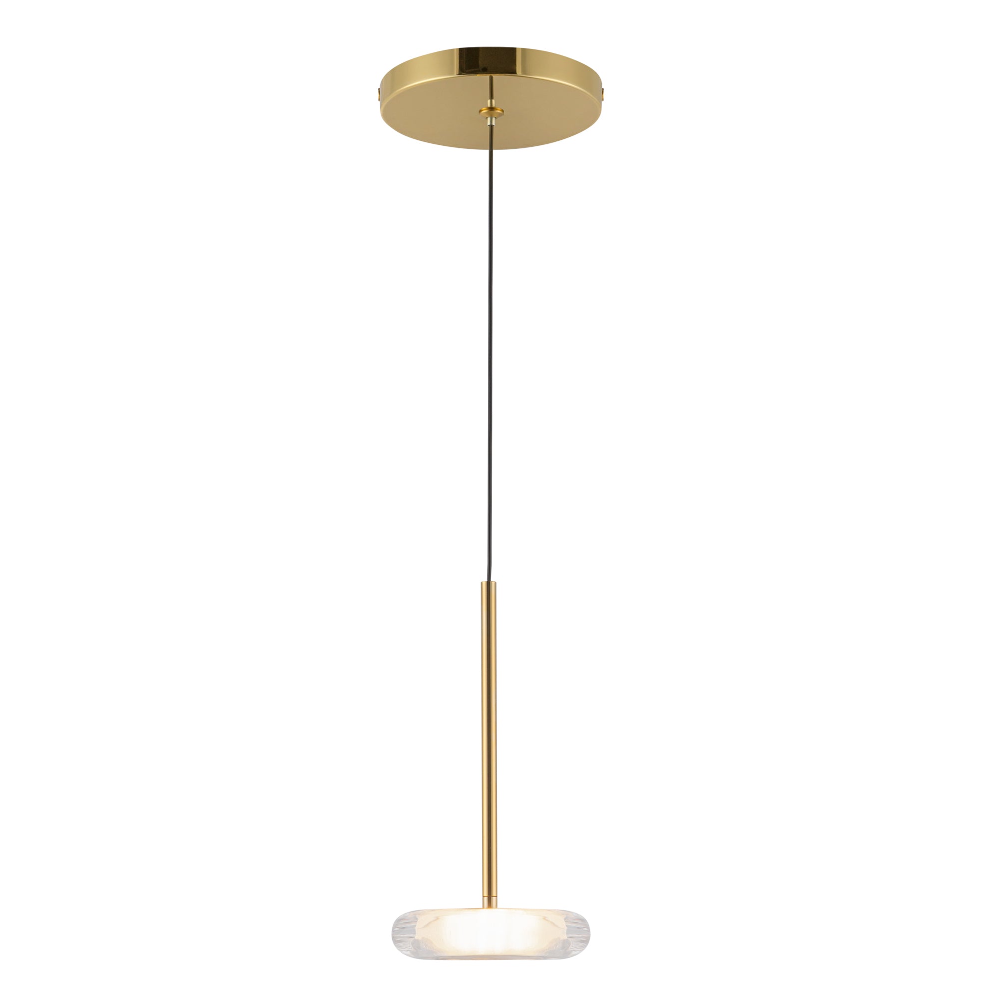Aurello Clear Glass Pendant - Wisteria
