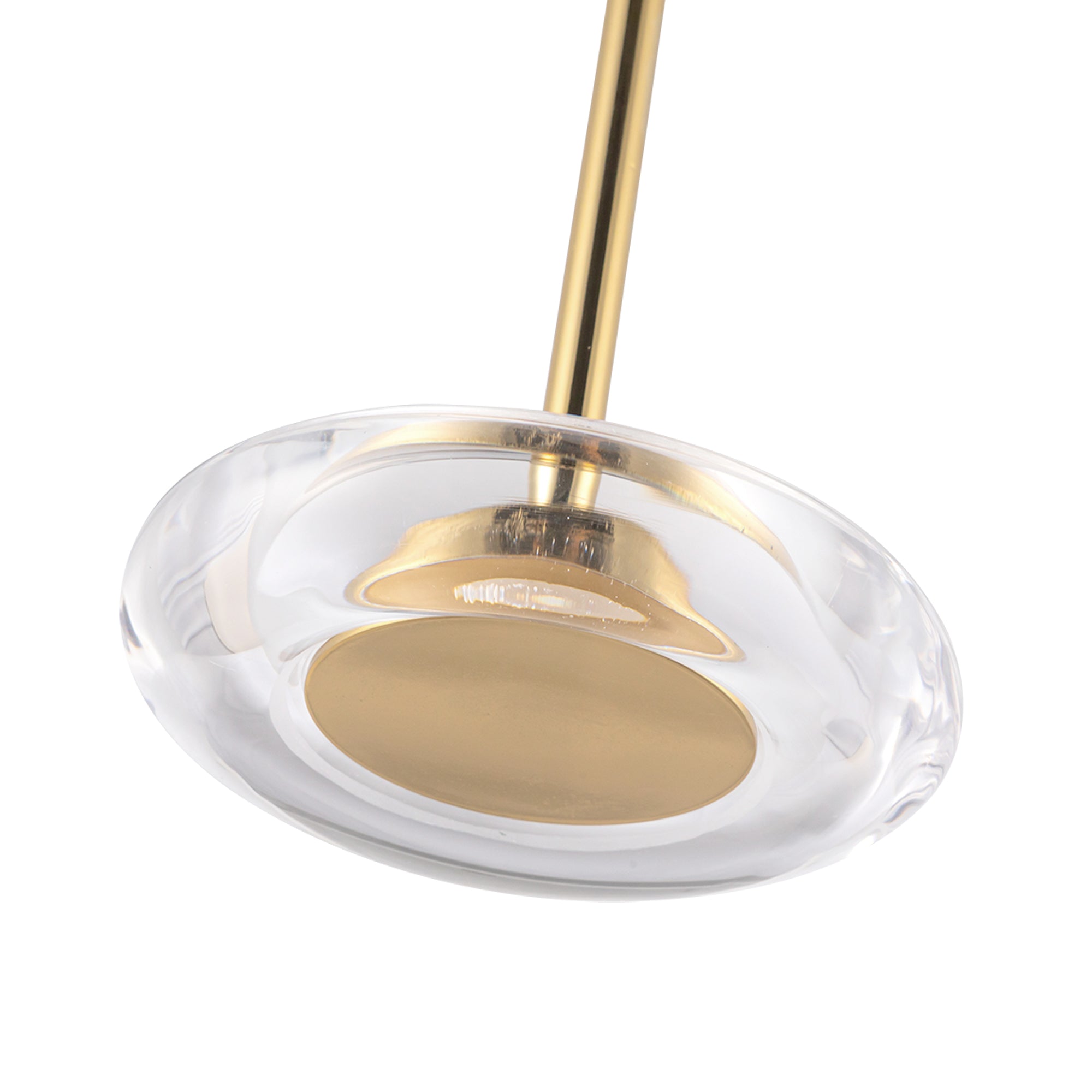 Aurello Clear Glass Pendant - Wisteria
