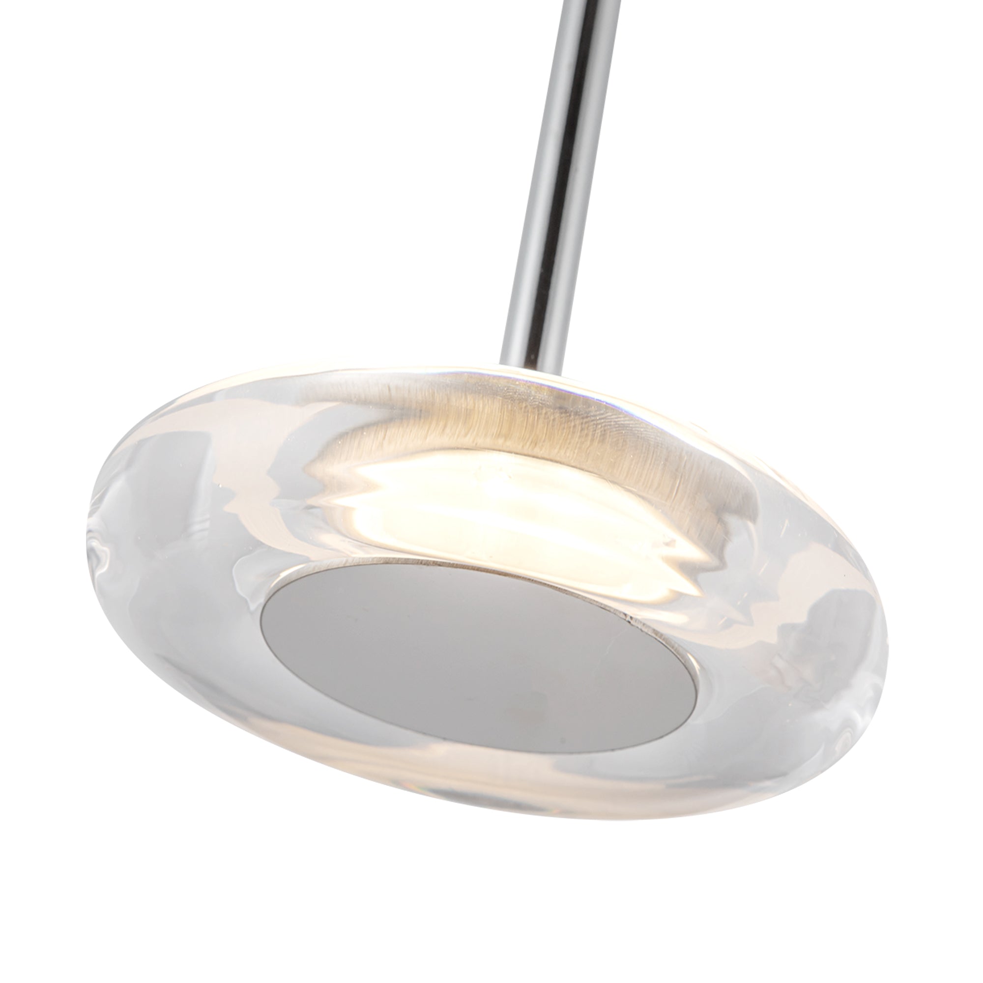 Aurello Clear Glass Pendant - Wisteria