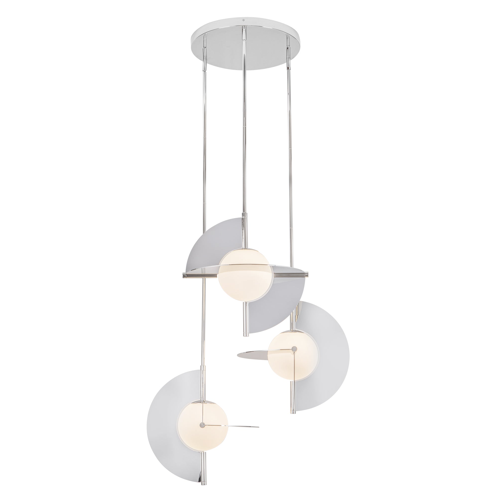 Trevino Opal Glass Chandelier - Wisteria