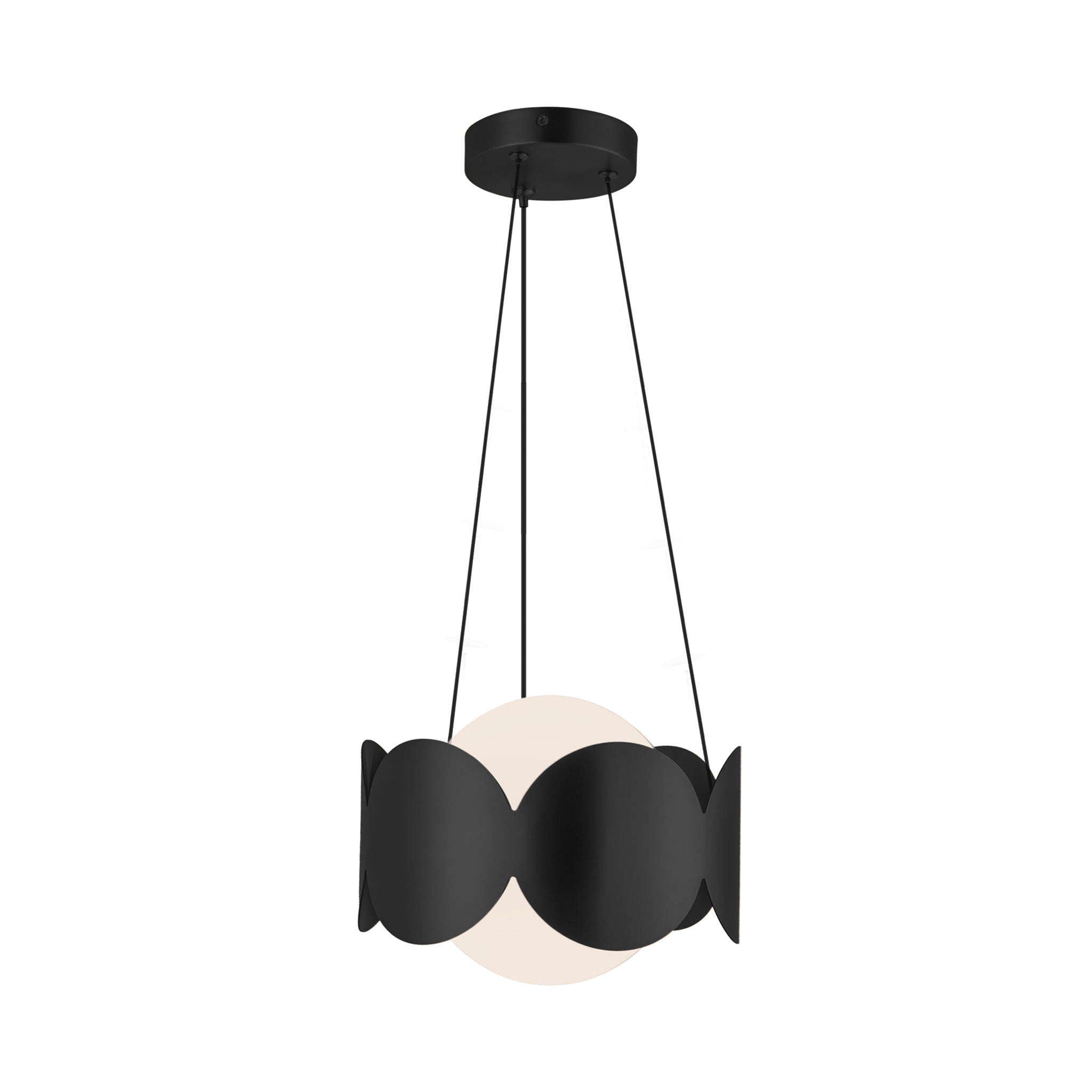 Orvessa Opal Glass Chandelier - Wisteria