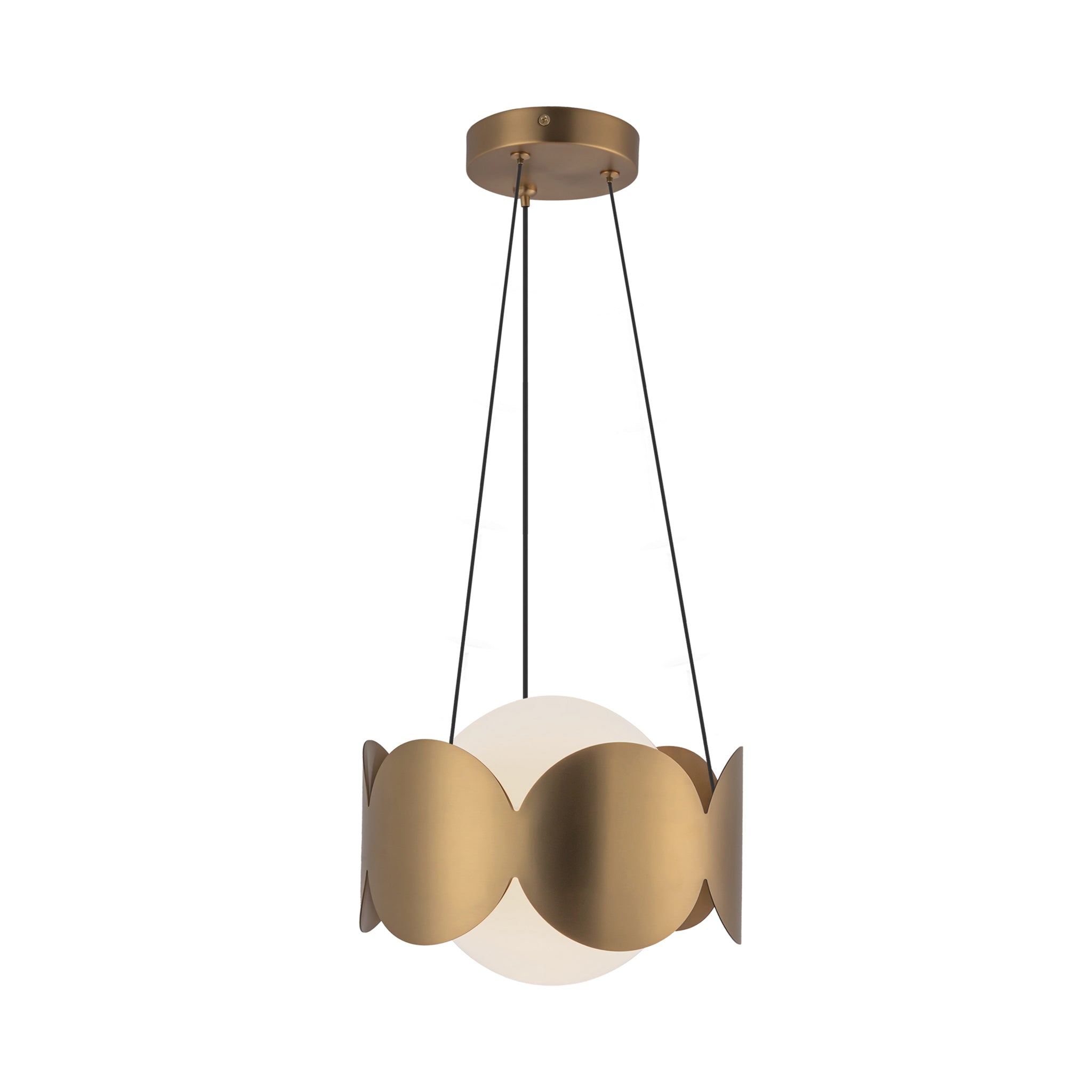 Orvessa Opal Glass Chandelier - Wisteria