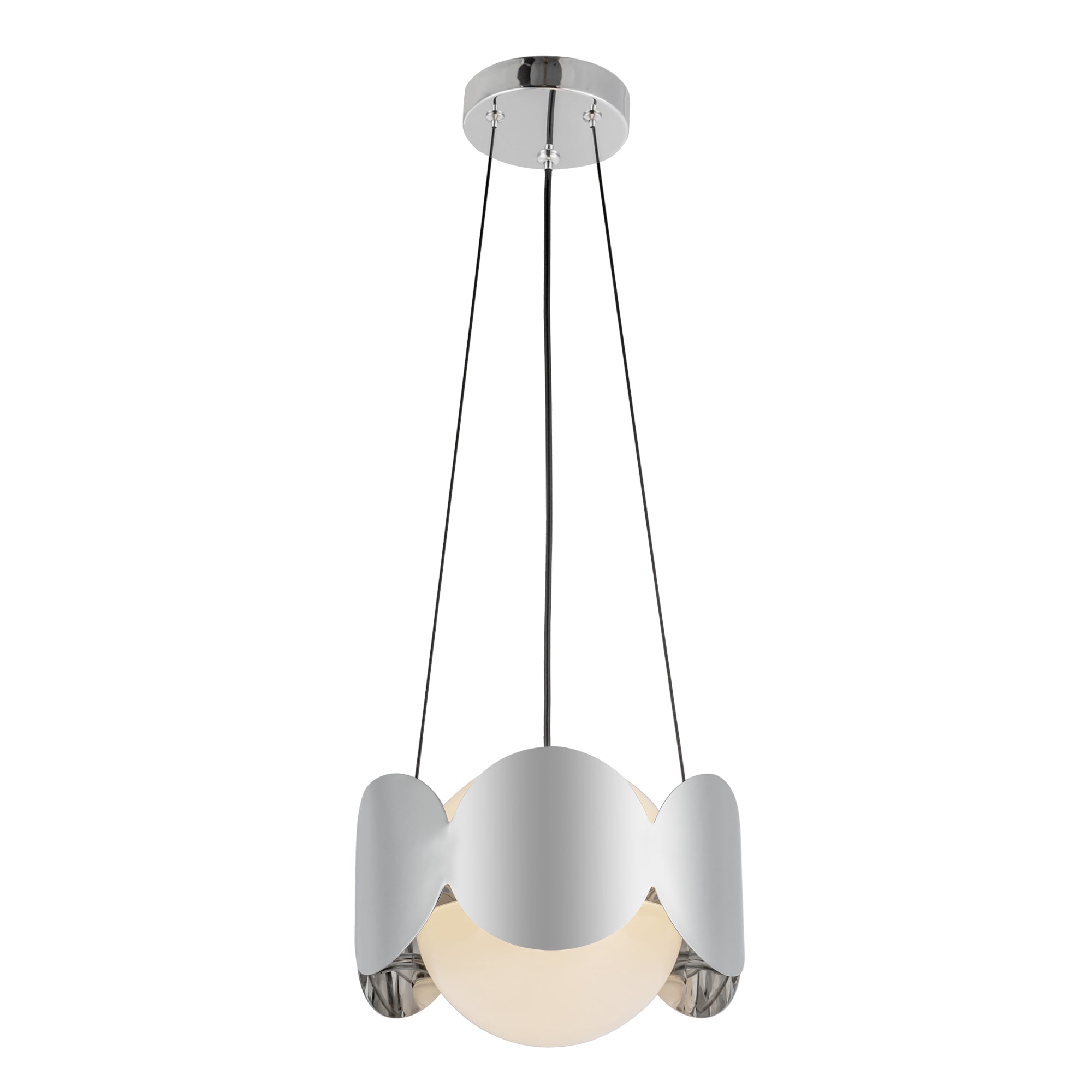 Orvessa Opal Glass Chandelier - Wisteria