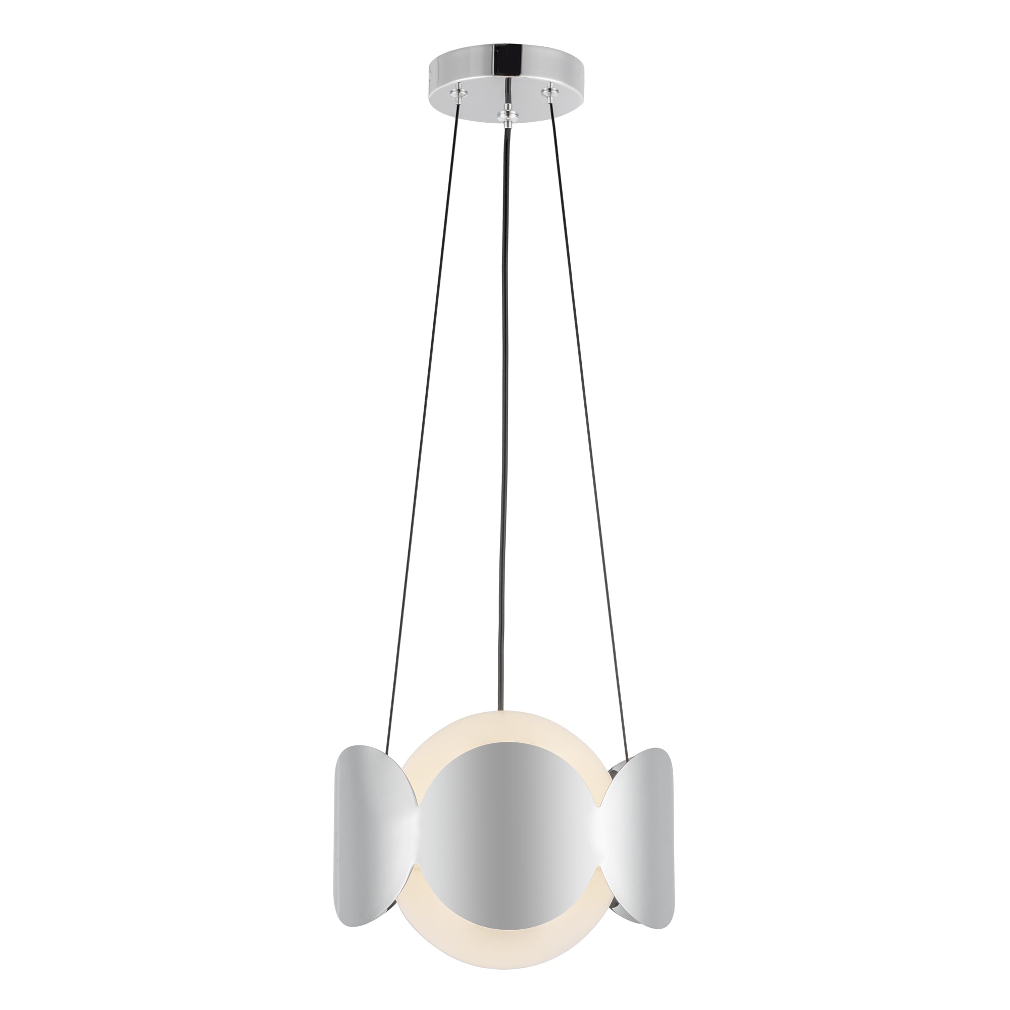 Orvessa Opal Glass Chandelier - Wisteria