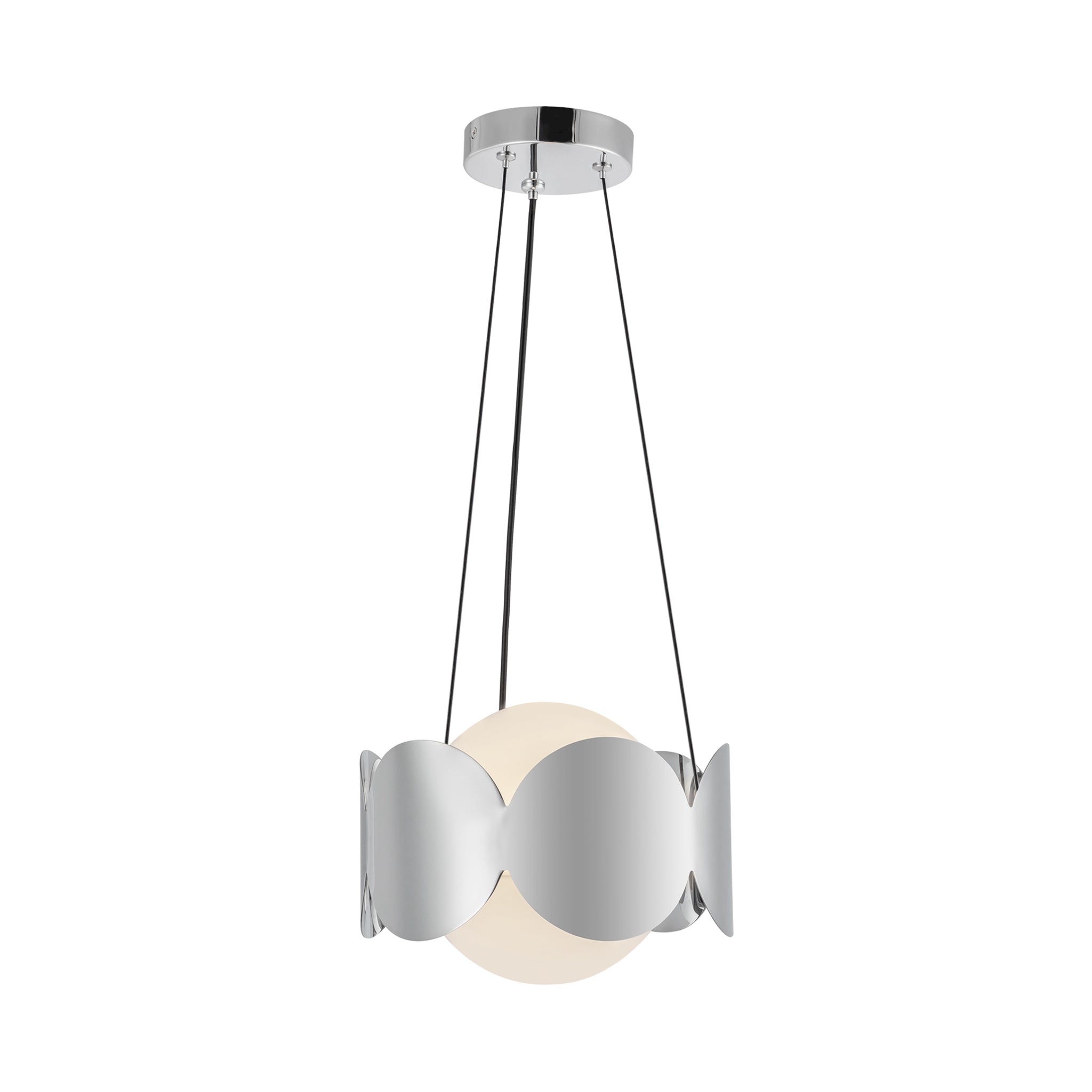 Orvessa Opal Glass Chandelier - Wisteria