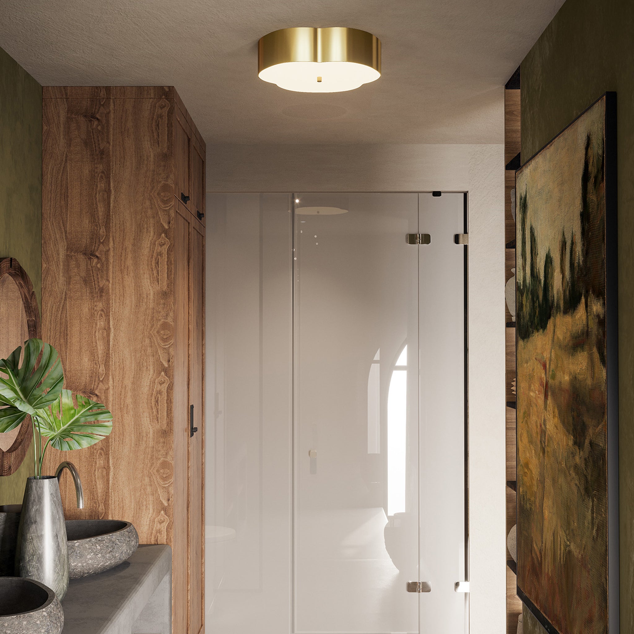 Sorvani Metal Flush Mount - Wisteria