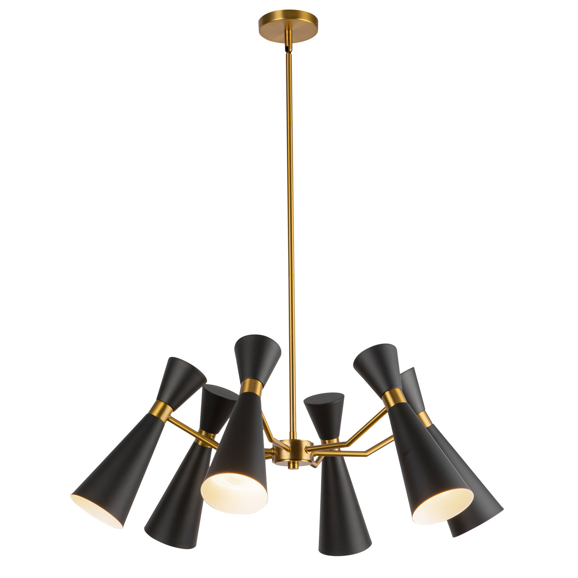 Bellora Metal Shade Chandelier - Wisteria