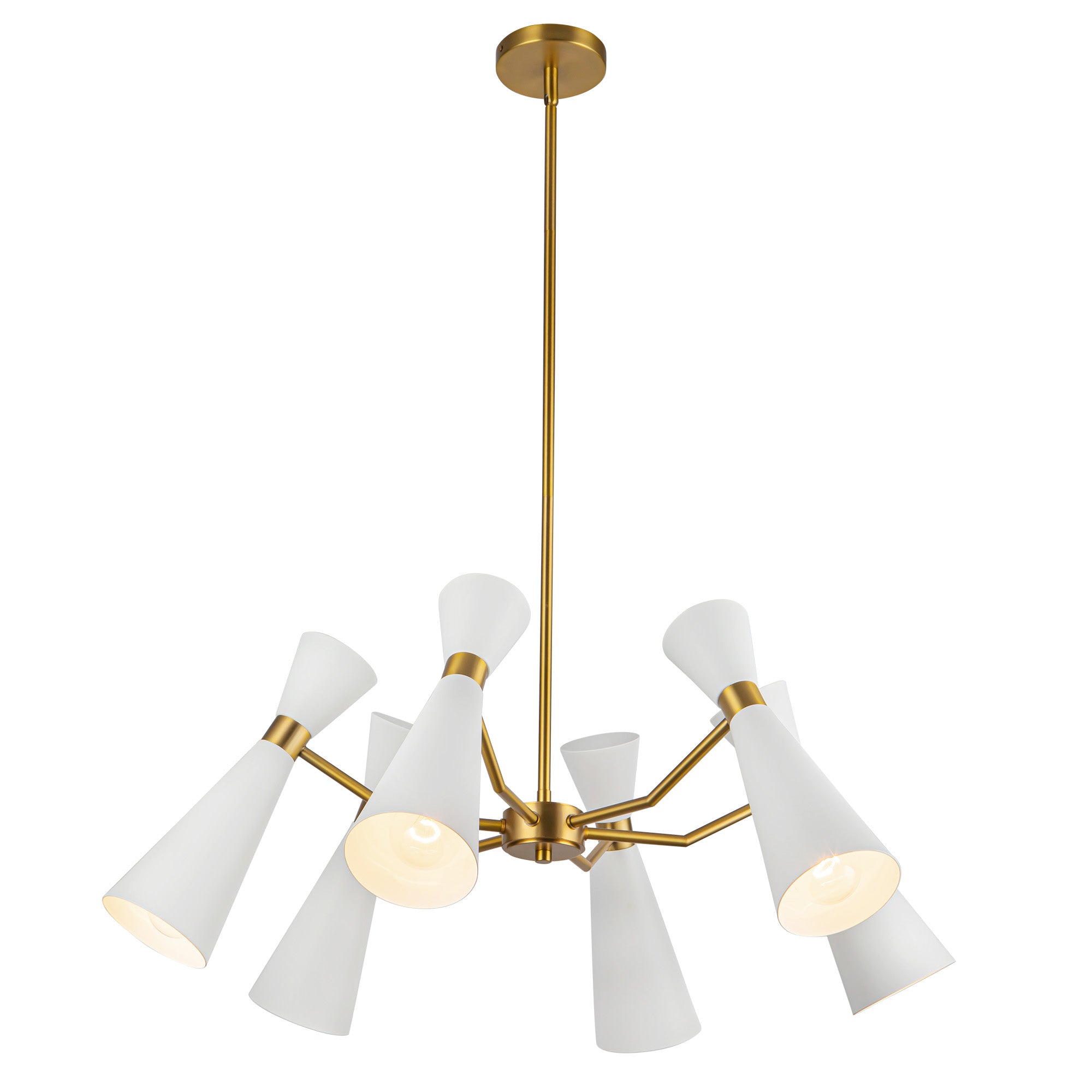 Bellora Metal Shade Chandelier - Wisteria