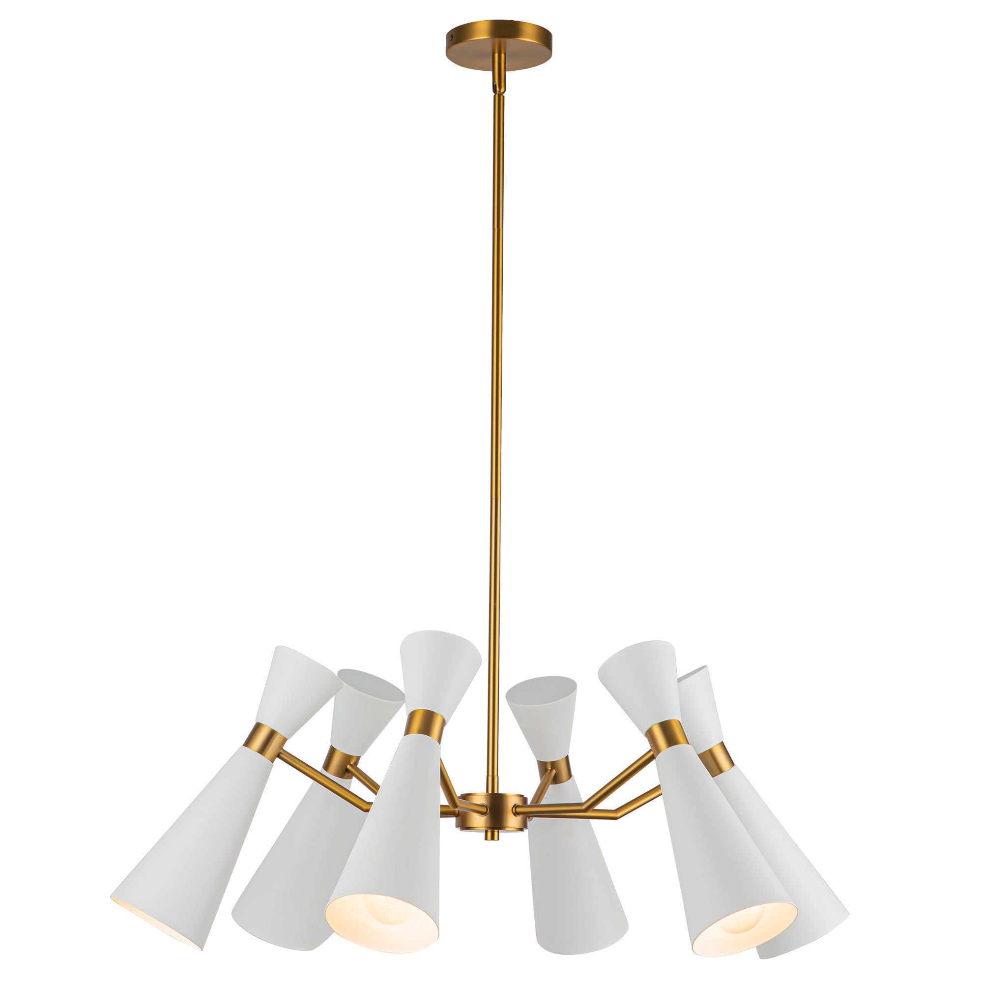 Bellora Metal Shade Chandelier - Wisteria