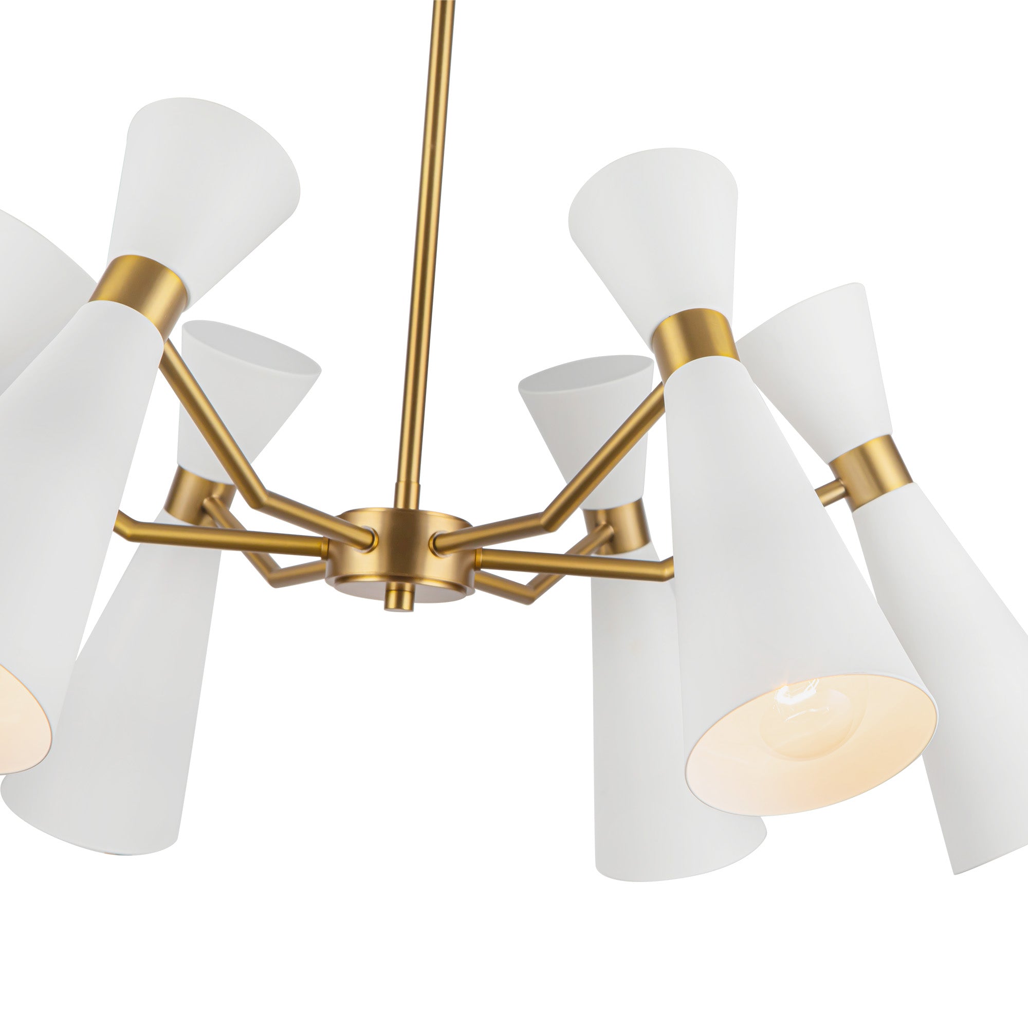 Bellora Metal Shade Chandelier - Wisteria