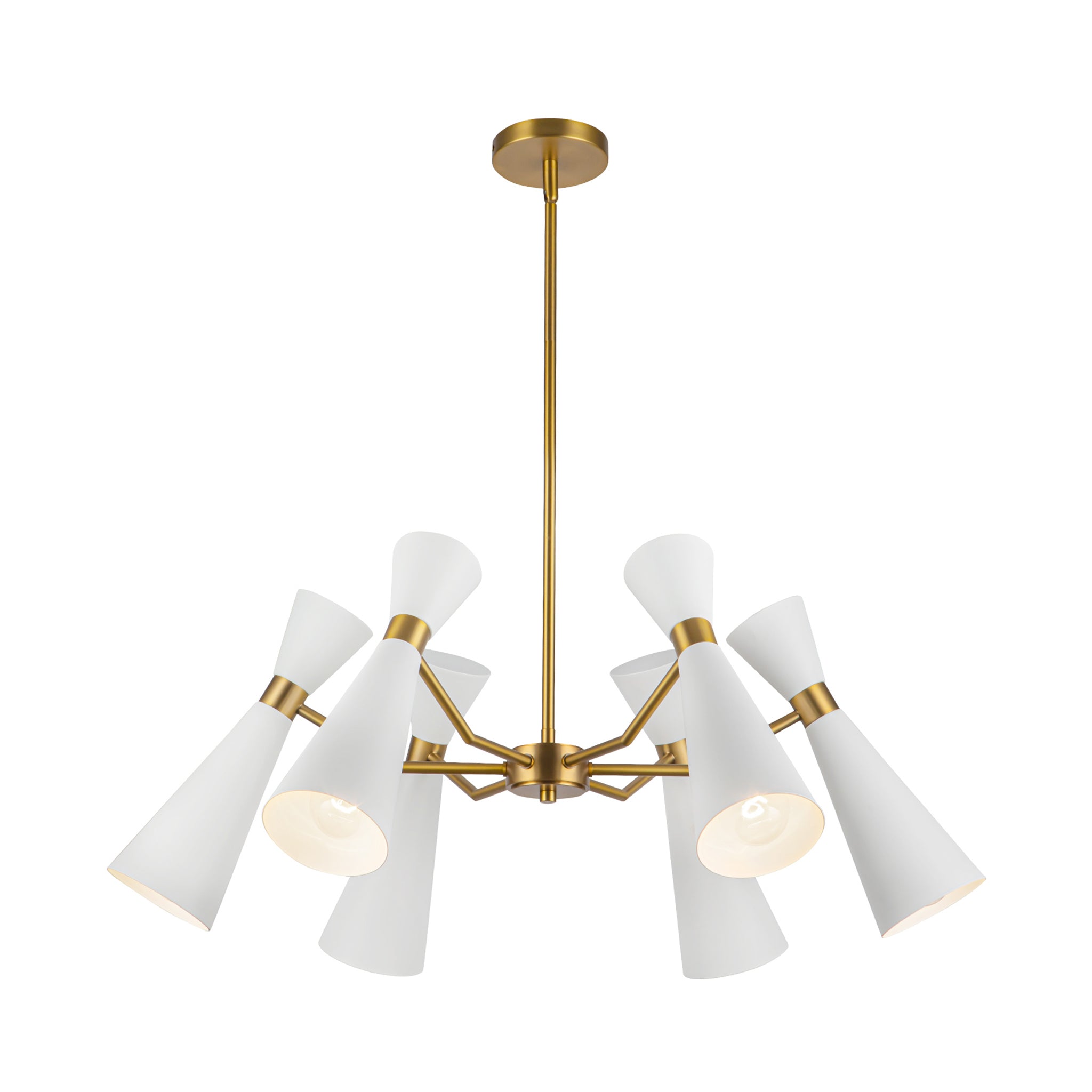 Bellora Metal Shade Chandelier - Wisteria