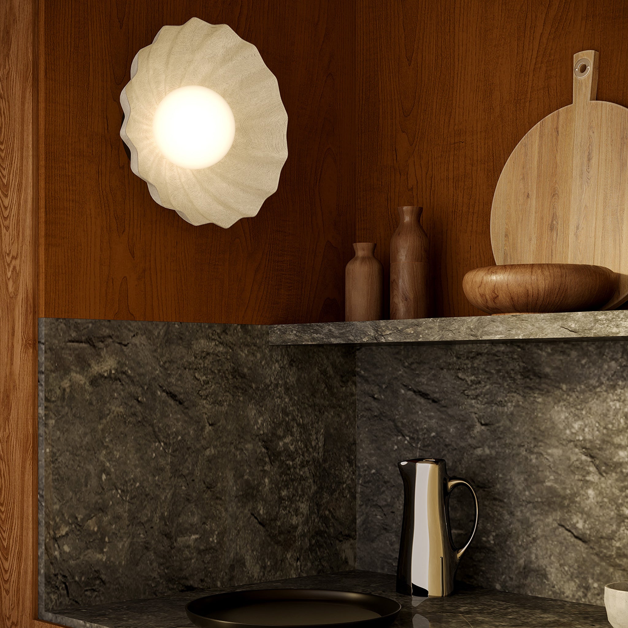 Veloria Metal Shade Sconce - Wisteria