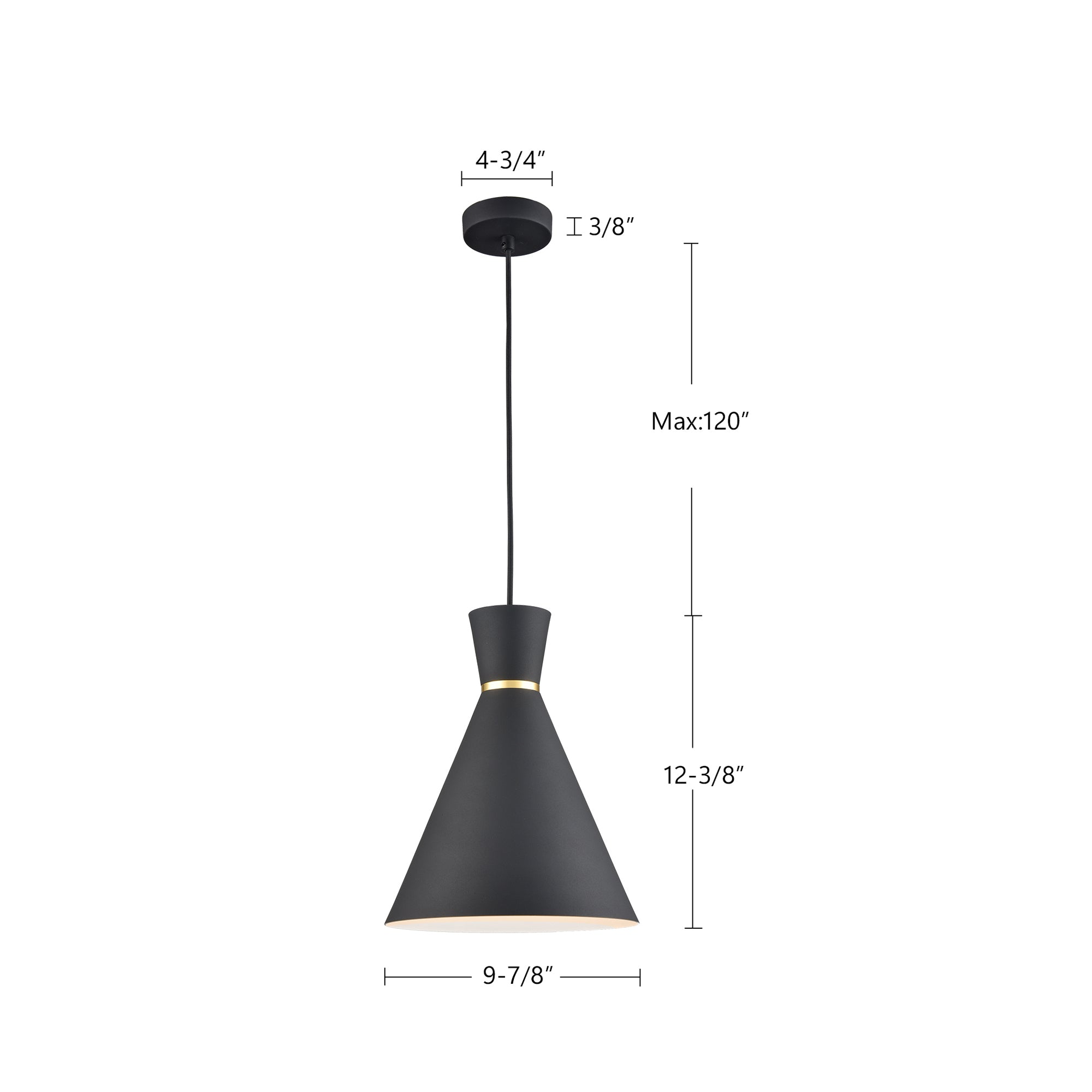 Virello Metal Pendant Lamp - Wisteria