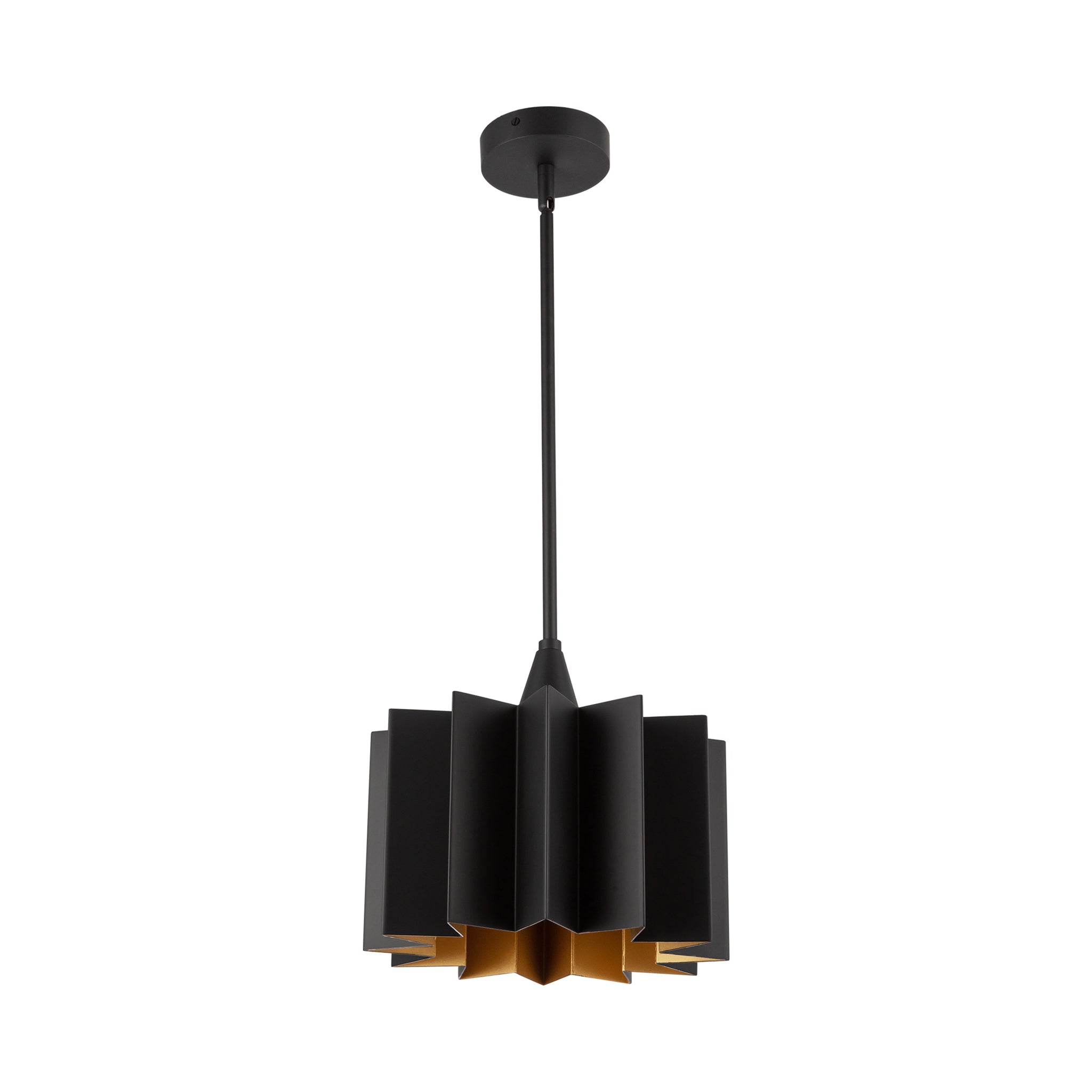 Rive Sculpted Metal Pendant - Wisteria
