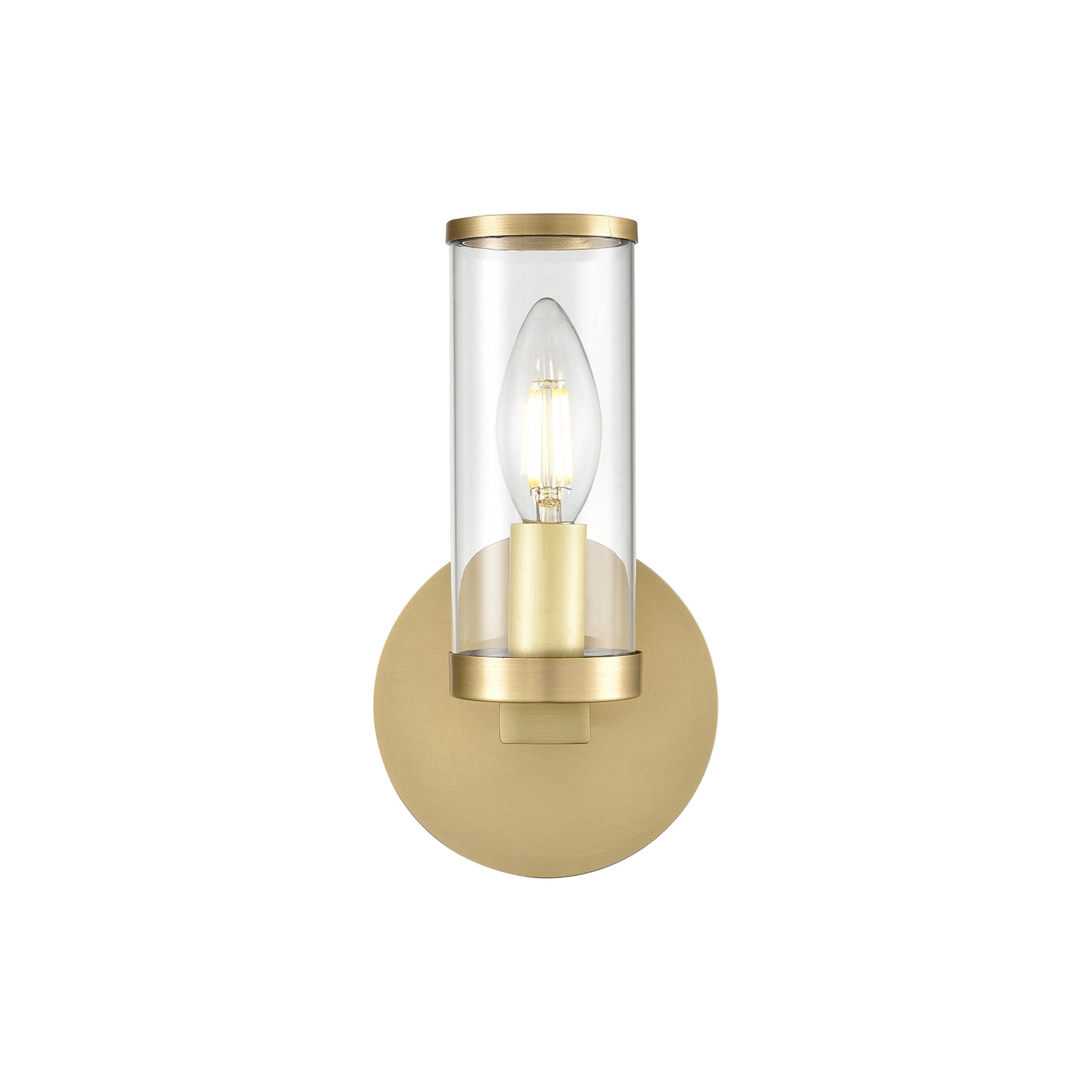 Valoren Glass Cylinder Sconce - Wisteria