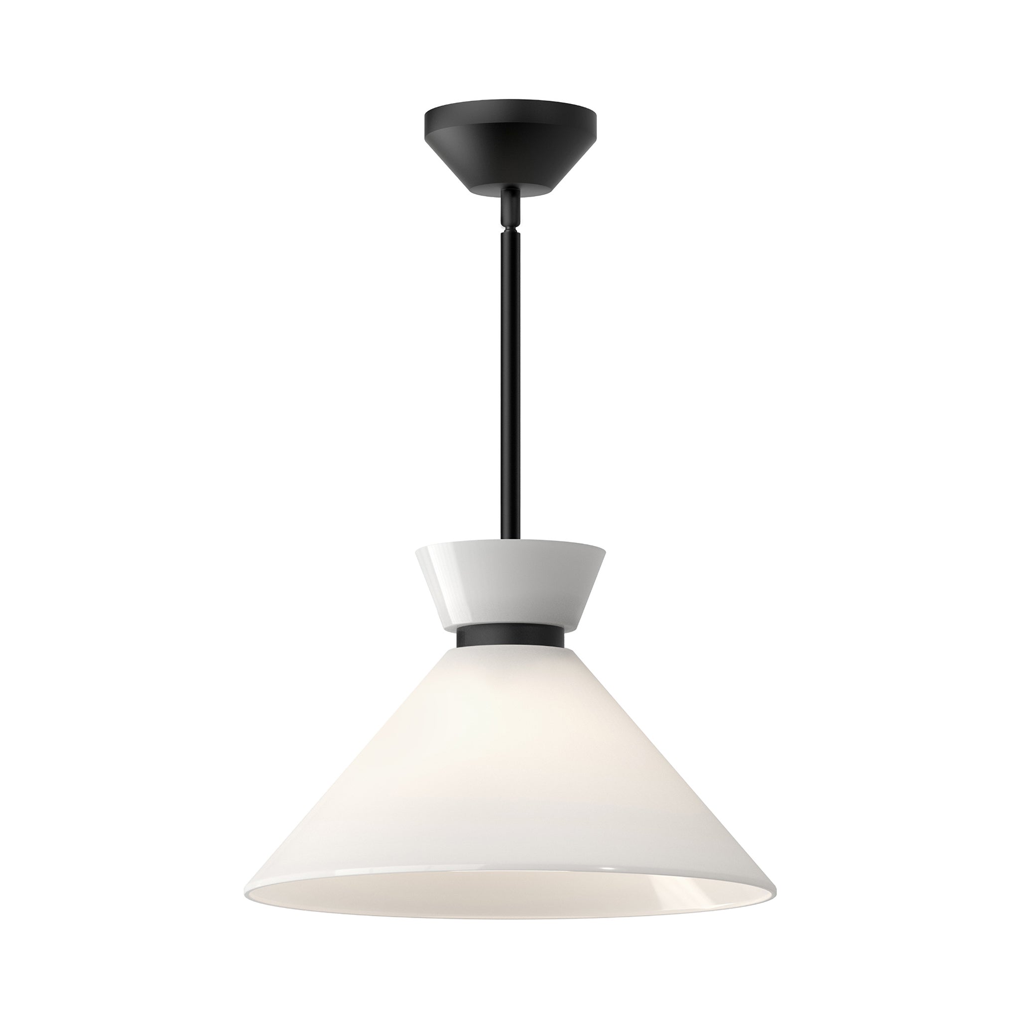 Orvello Tapered Glass Pendant - Wisteria