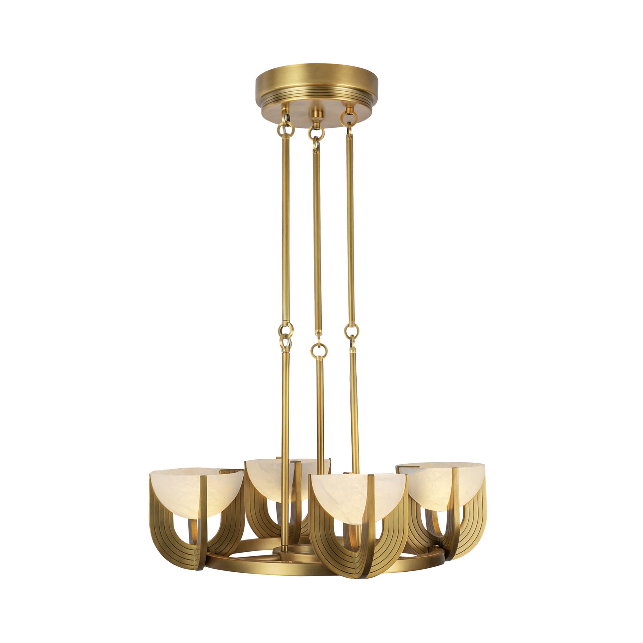 Elowend Alabaster Arc Chandelier - Wisteria