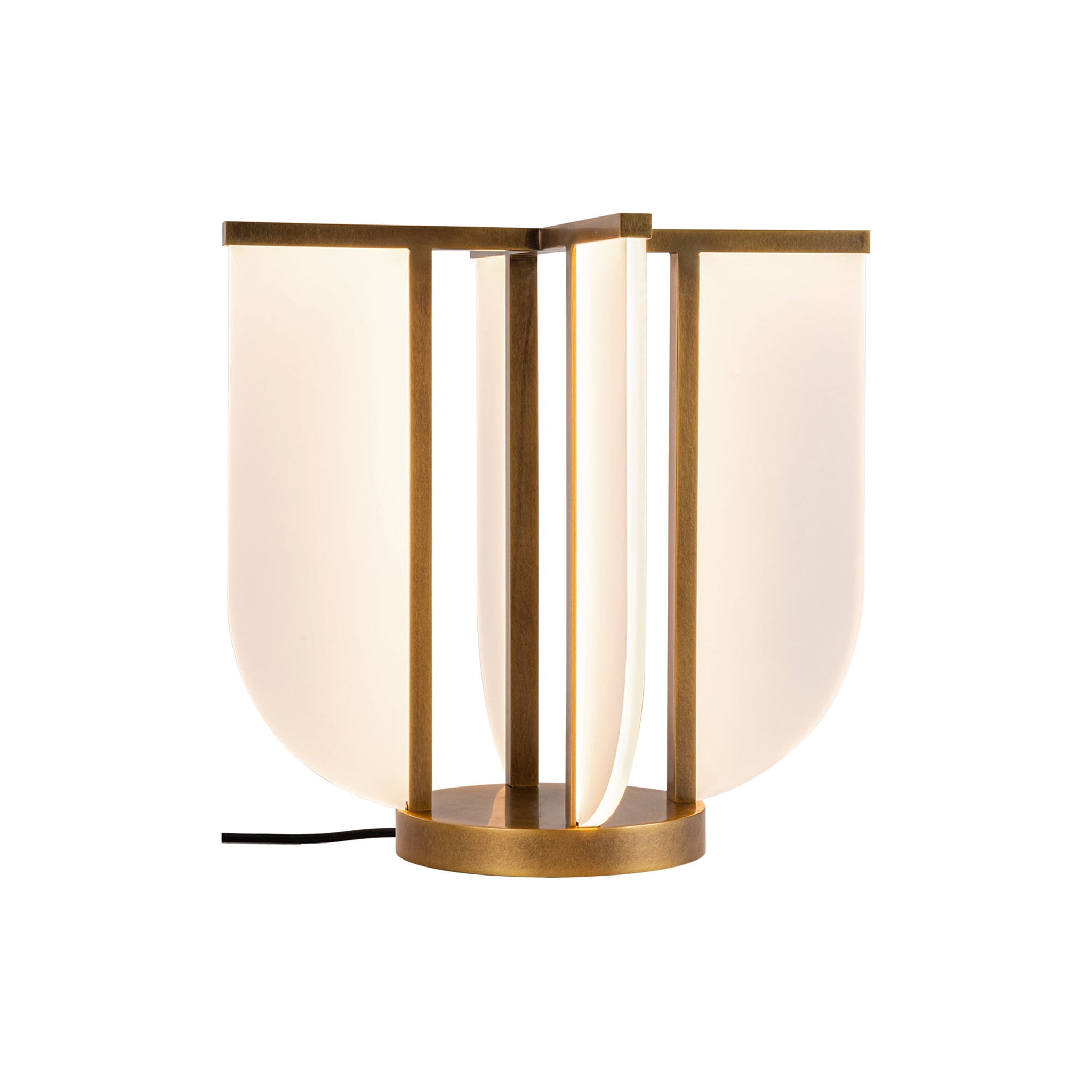Aldrin Alabaster LED Table Lamp - Wisteria