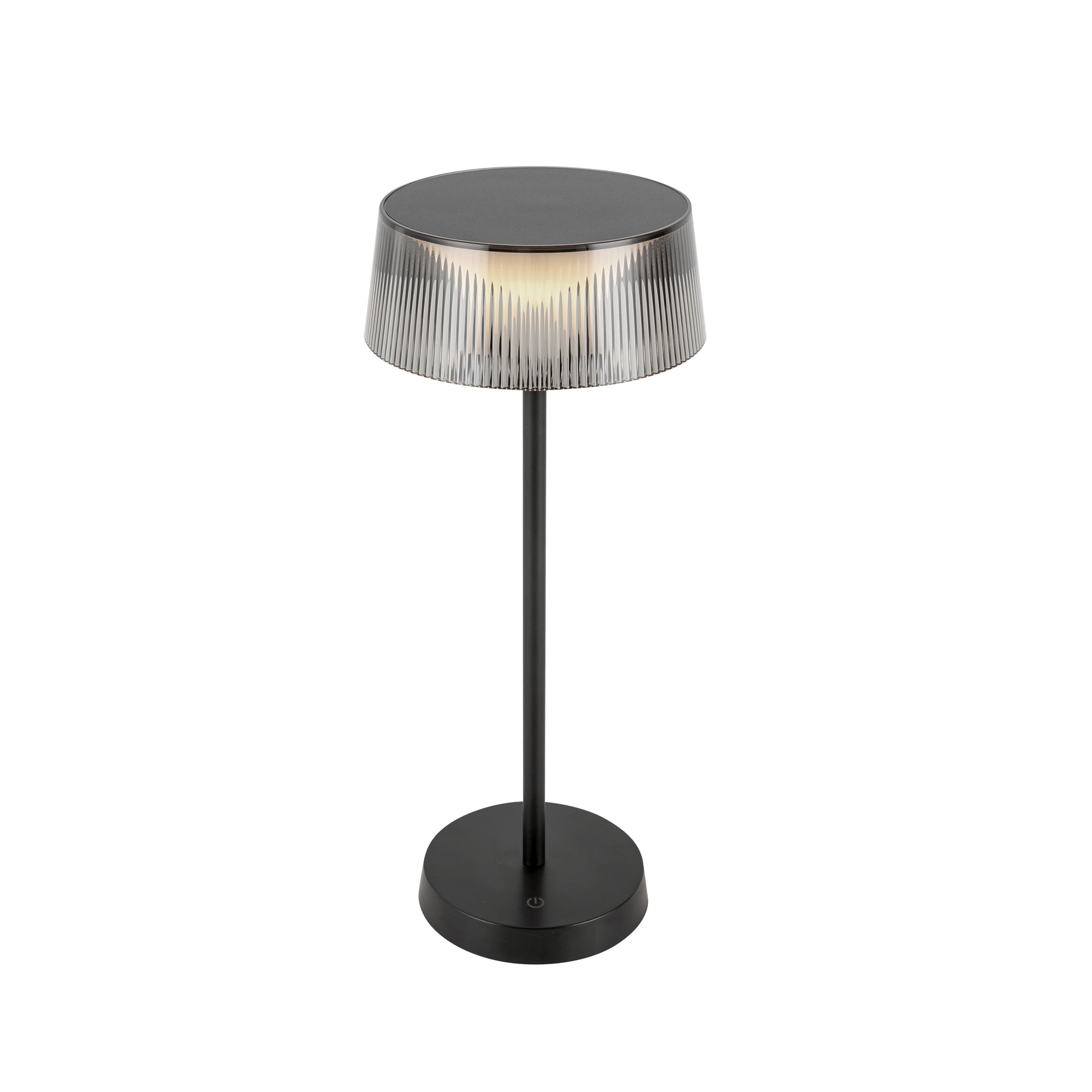 Zyphora Ribbed Glass Lamp - Wisteria