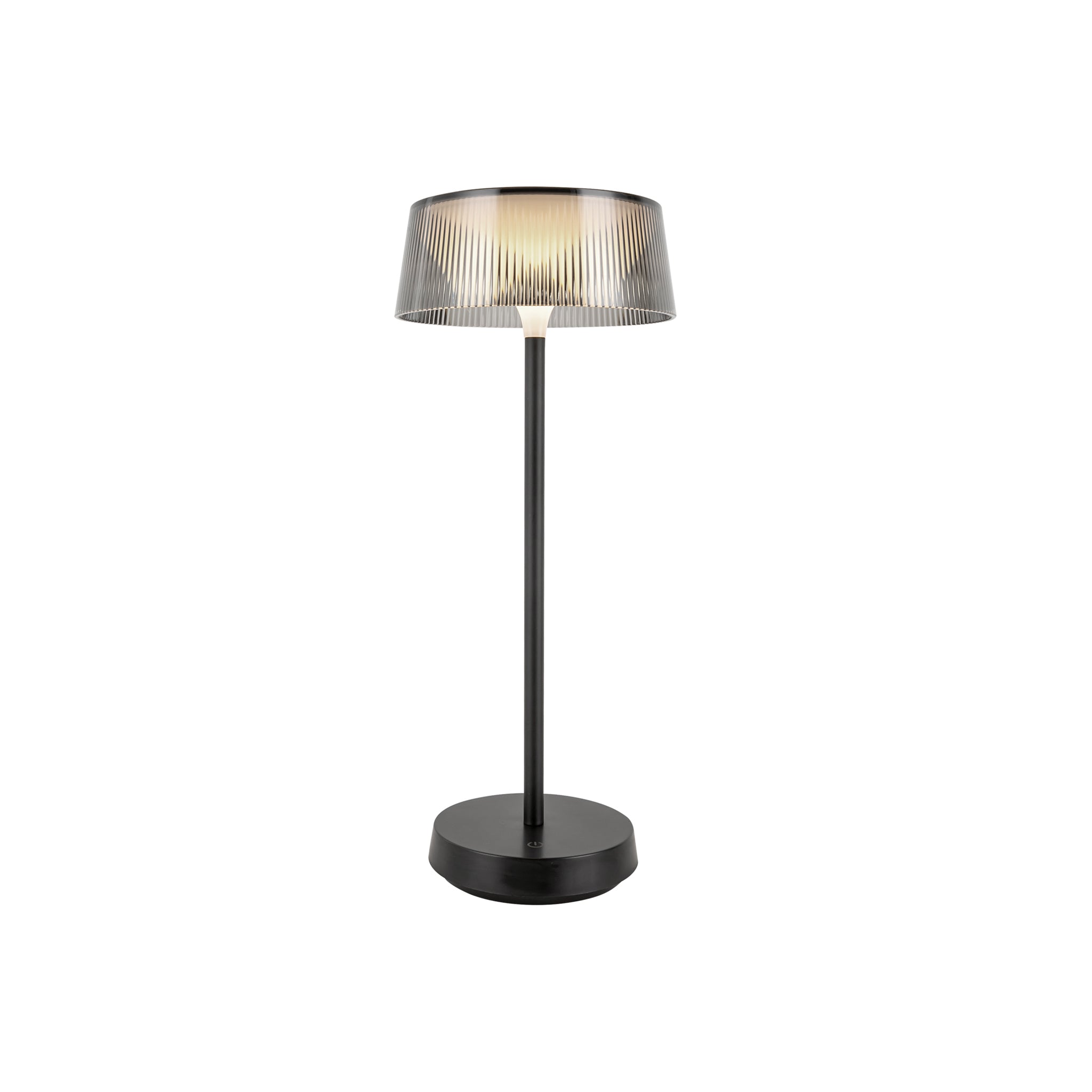 Zyphora Ribbed Glass Lamp - Wisteria