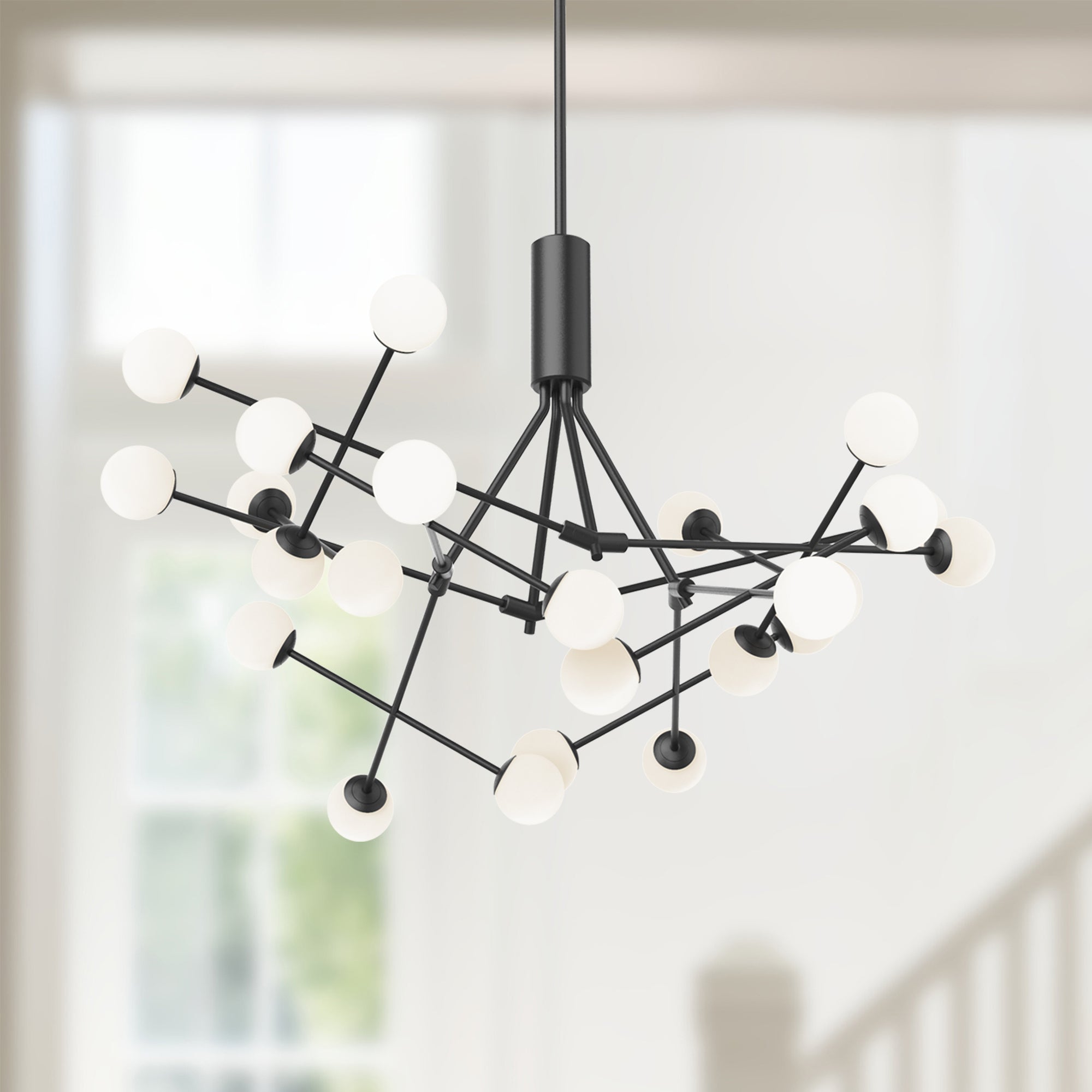 Valkorin Globe LED Chandelier - Wisteria