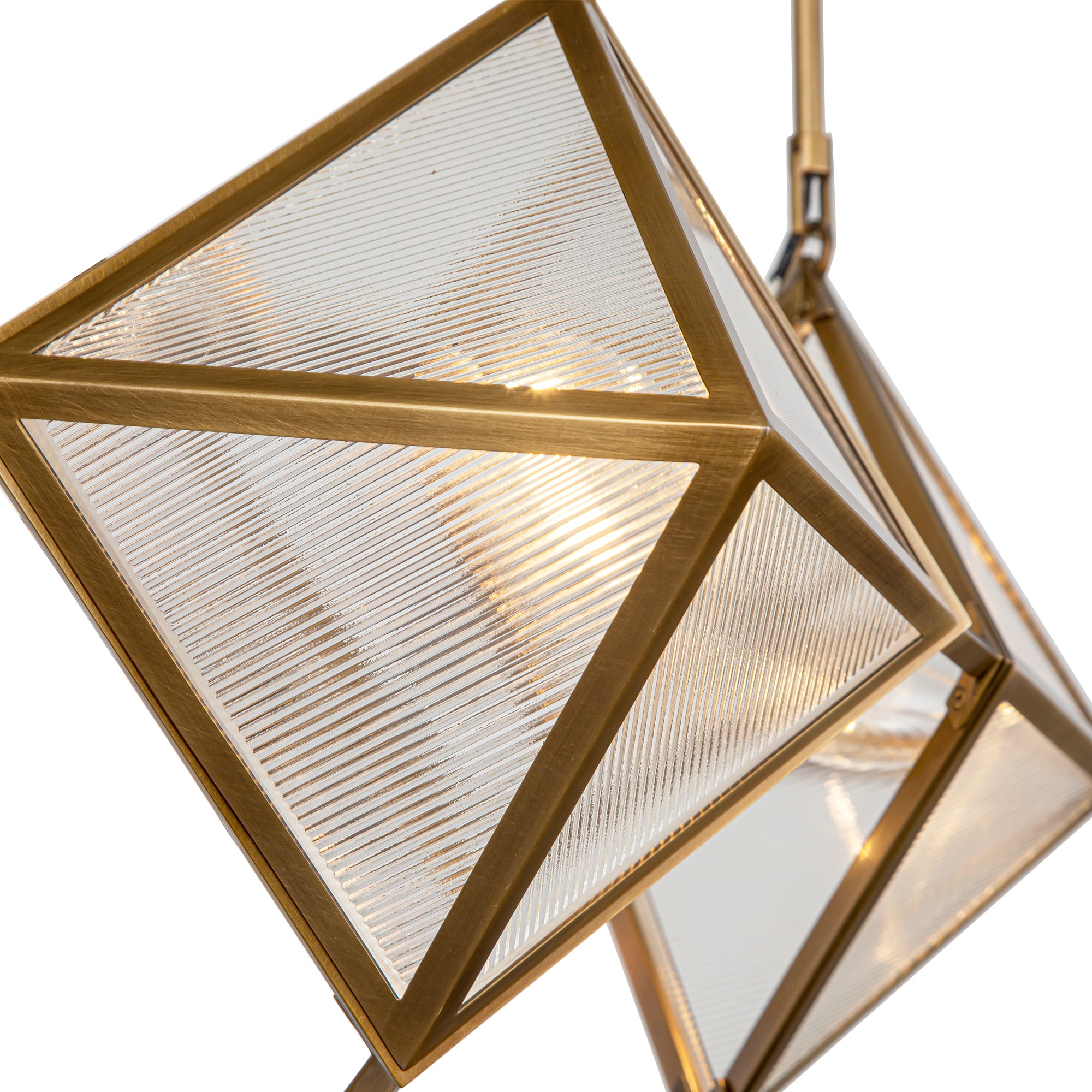 Caspira Tesseris Glass Chandelier - Wisteria