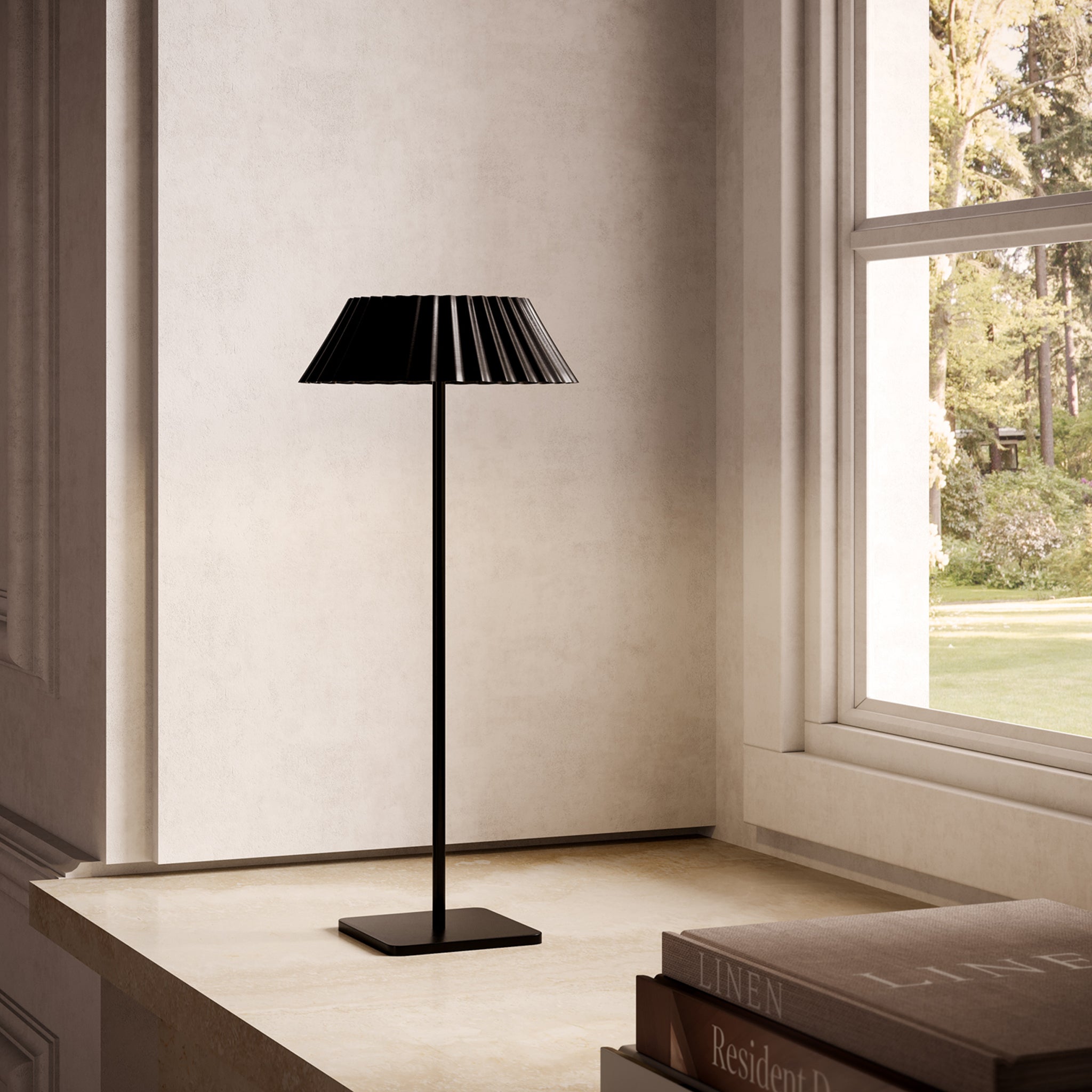 Mirella Pleated LED Lamp - Wisteria