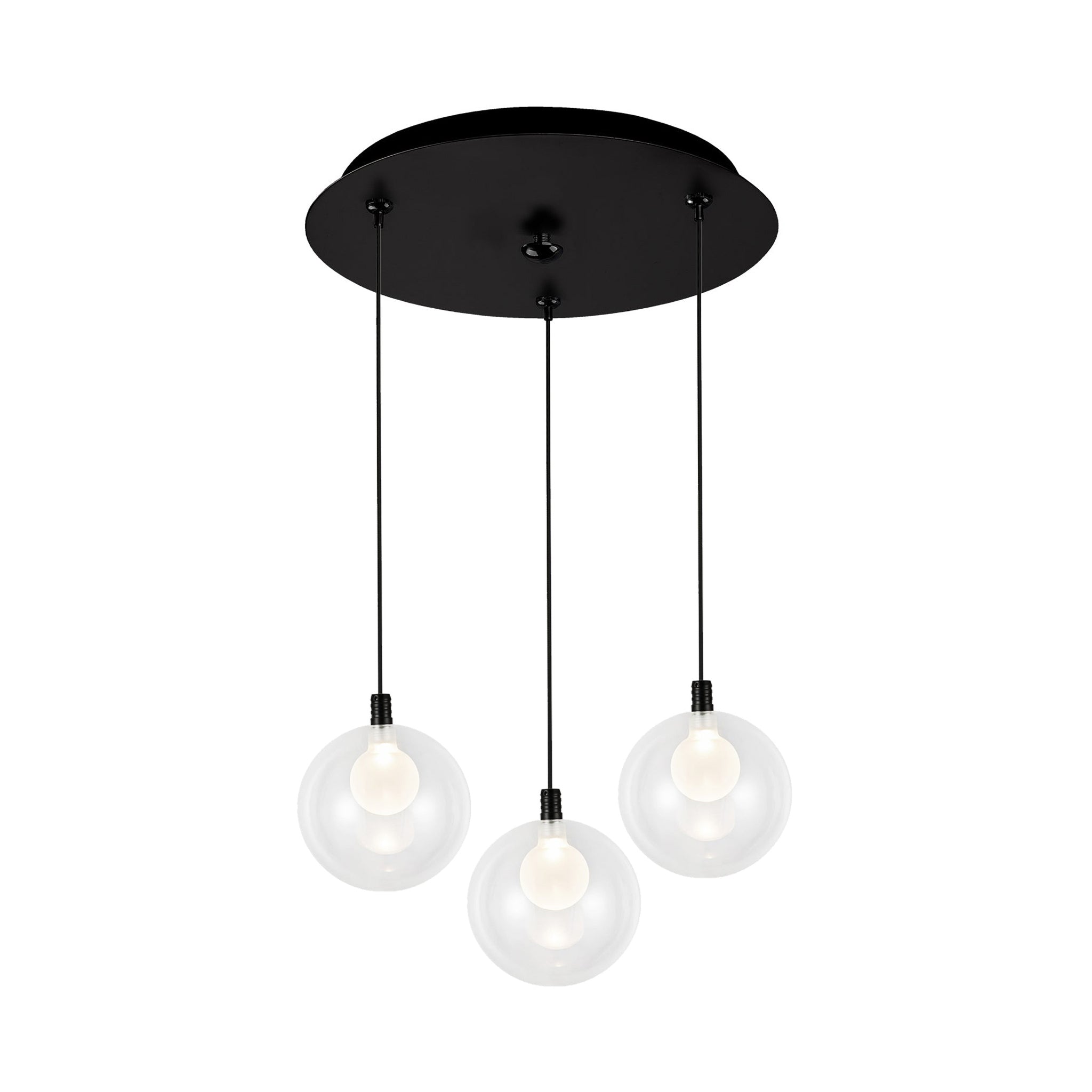 Tancredi Ravello Glass Pendant - Wisteria