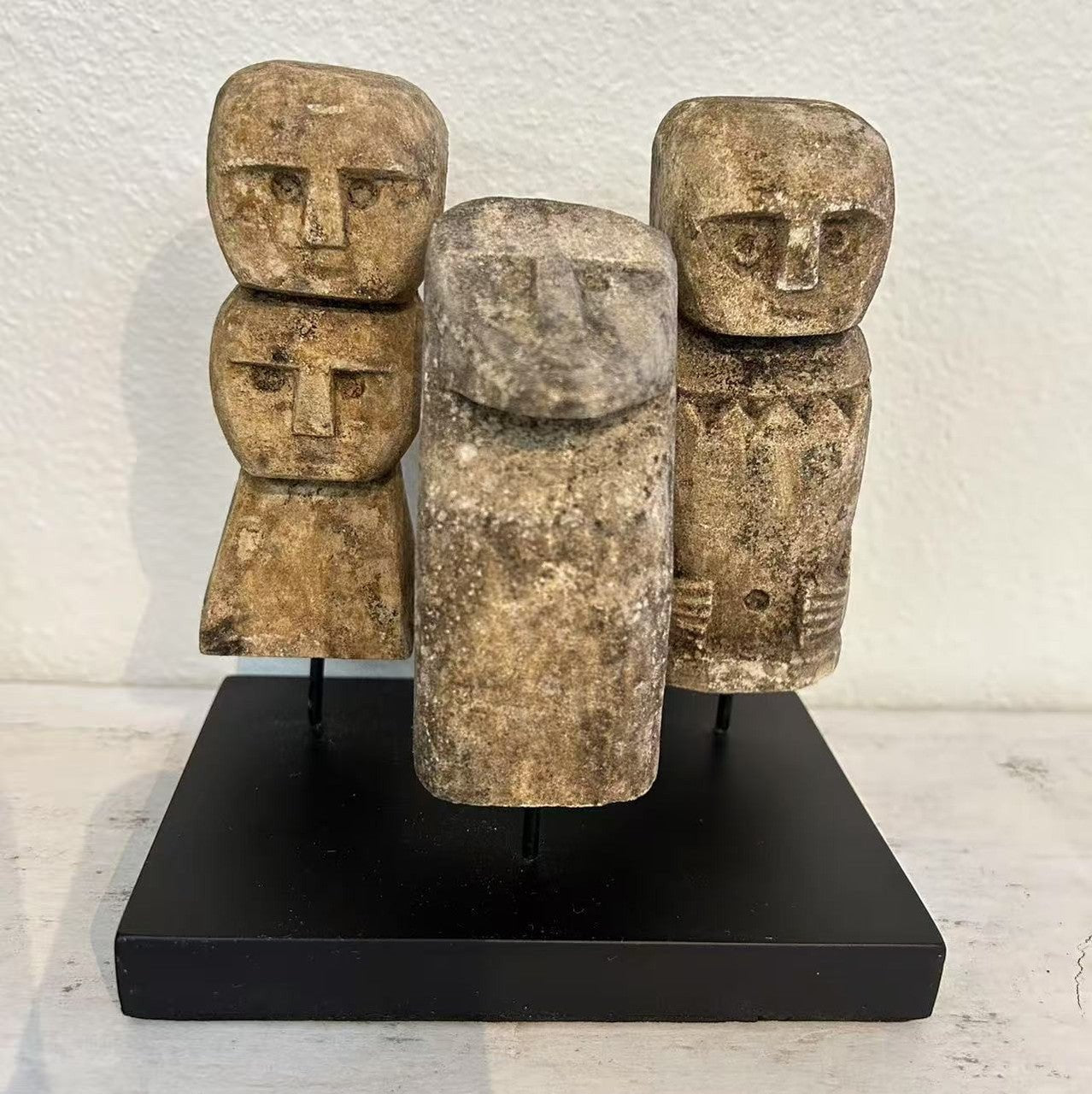 Chen Stone Figure Sculpture - Wisteria