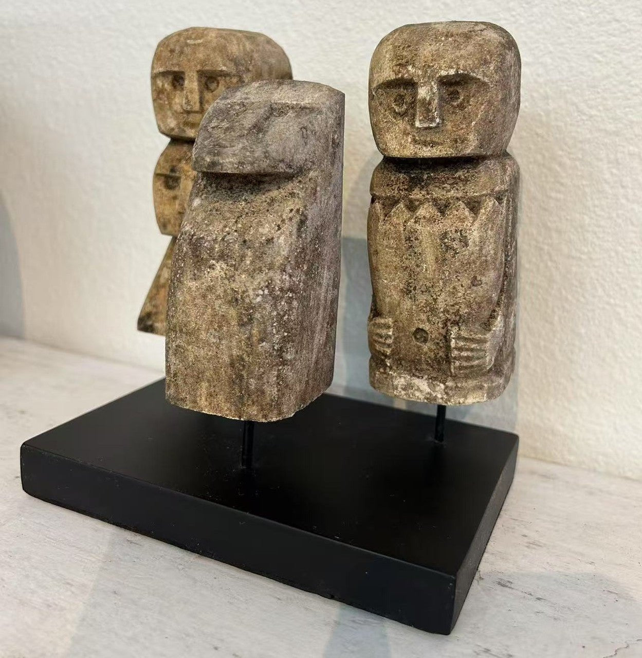 Chen Stone Figure Sculpture - Wisteria