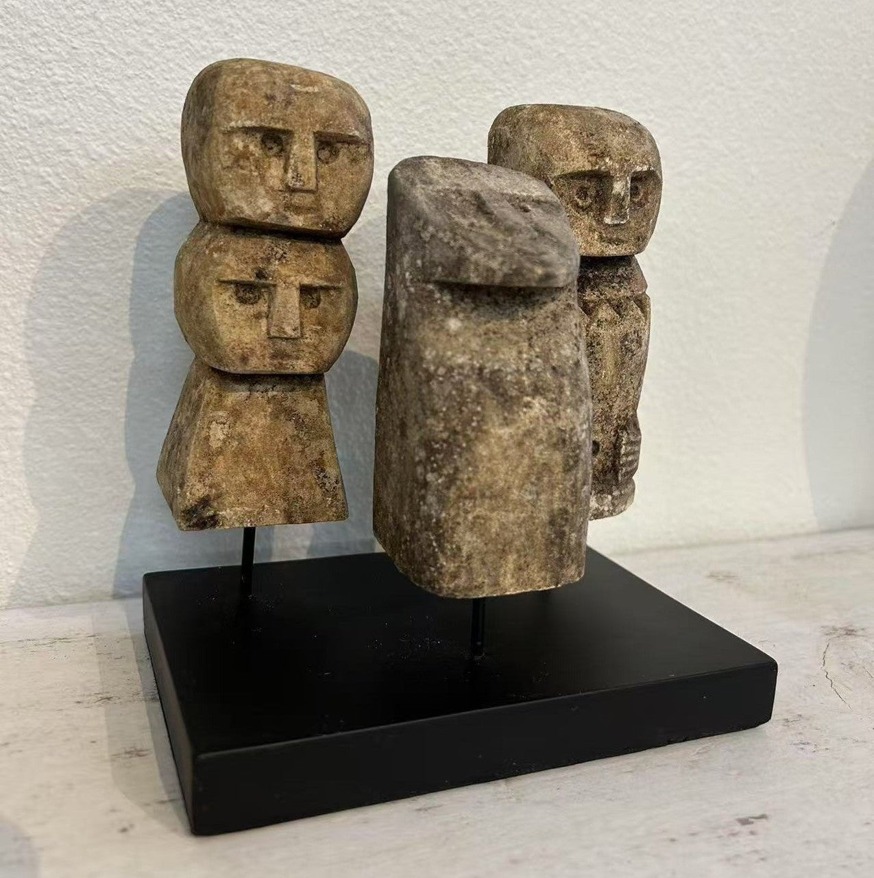 Chen Stone Figure Sculpture - Wisteria