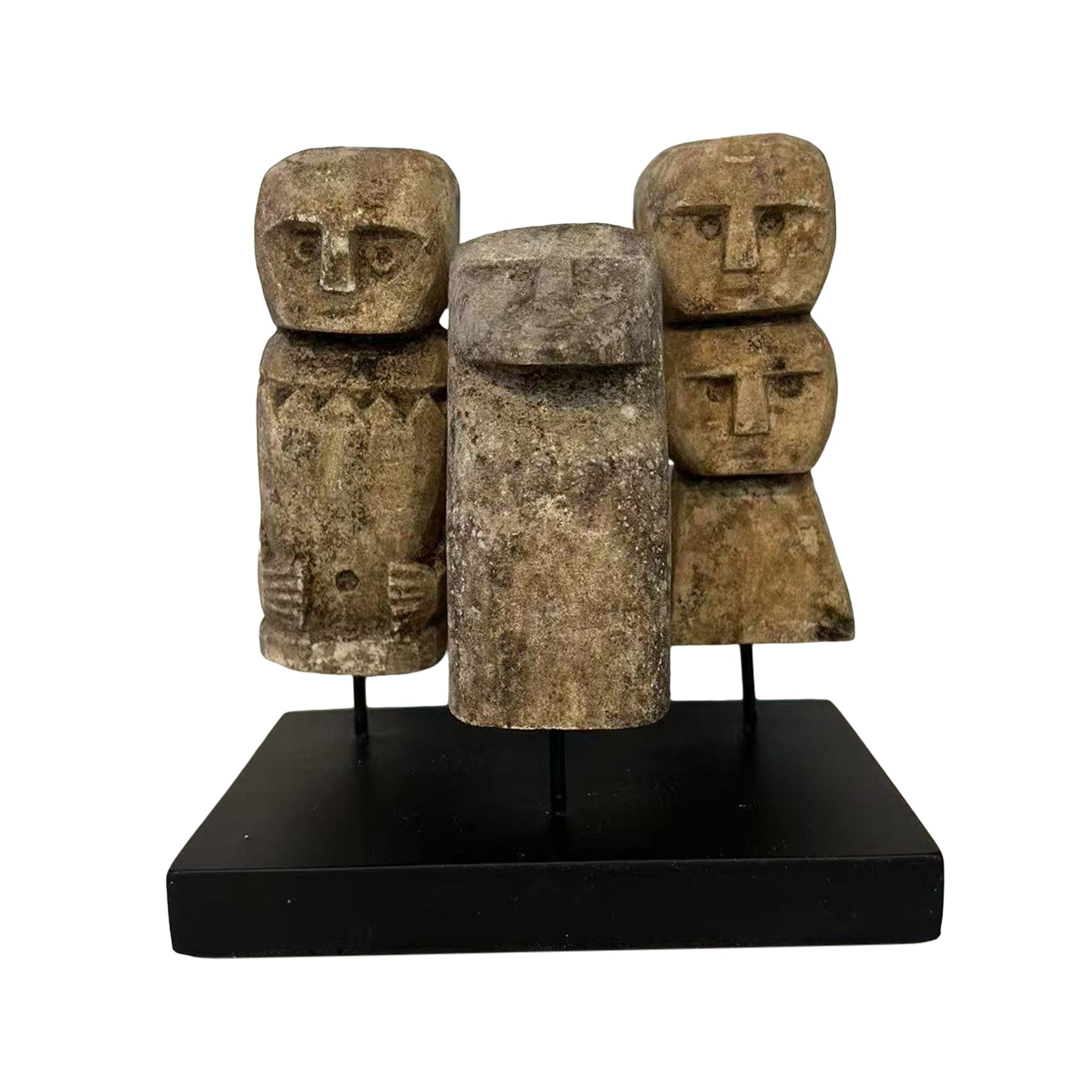 Chen Stone Figure Sculpture - Wisteria