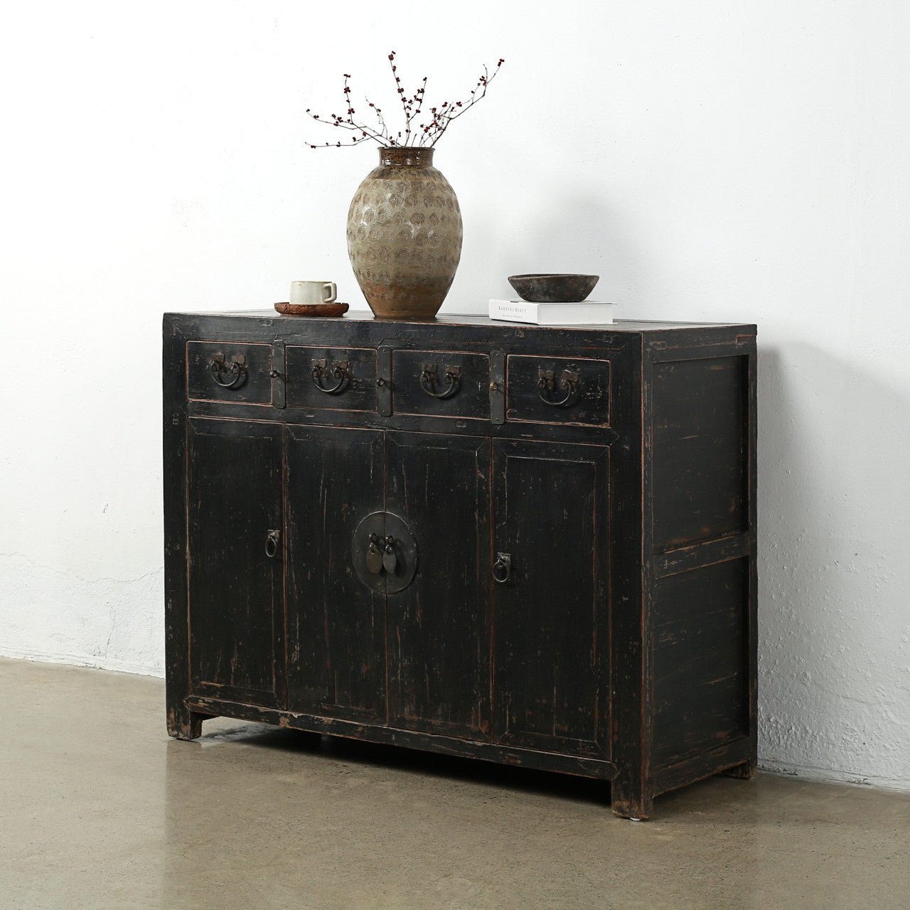 Wang Black Lacquer Sideboard - Wisteria