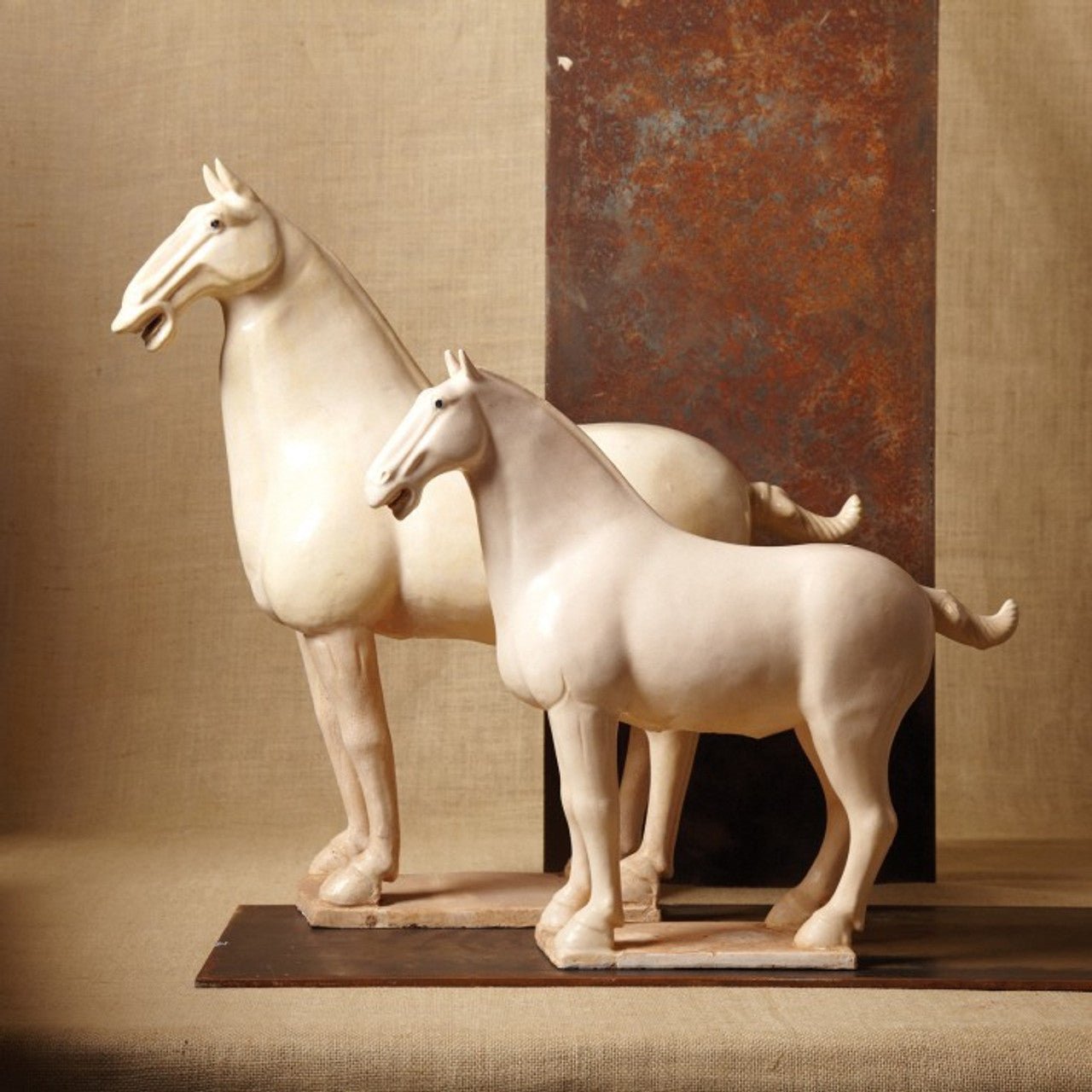 Shan - Li Ceramic Horse Sculpture - Wisteria
