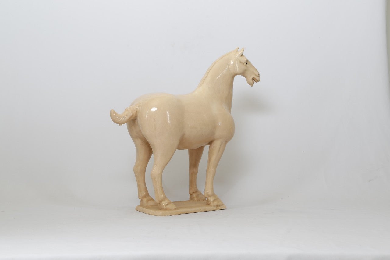 Shan - Li Ceramic Horse Sculpture - Wisteria