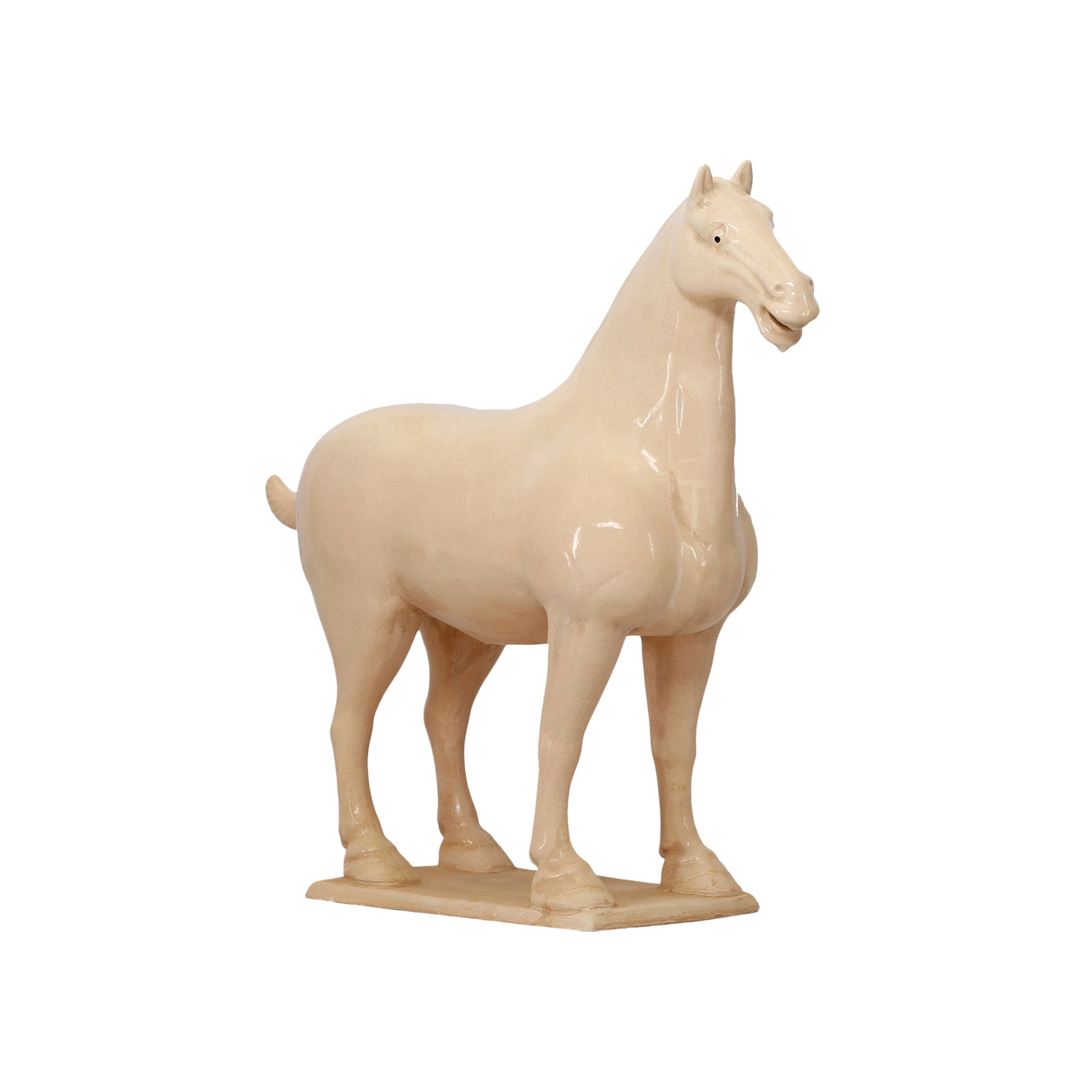 Shan - Li Ceramic Horse Sculpture - Wisteria