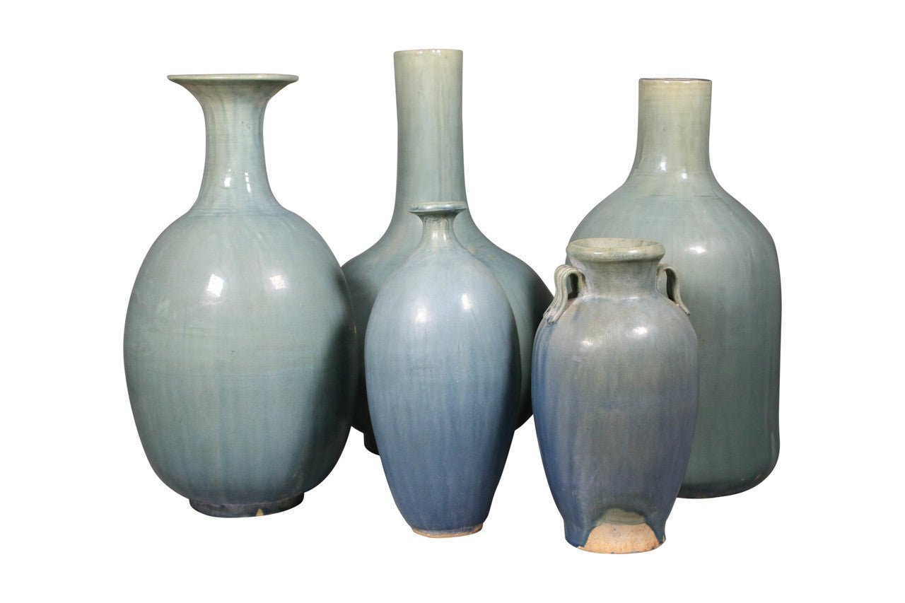 Selvara Glazed Ceramic Jar - Wisteria