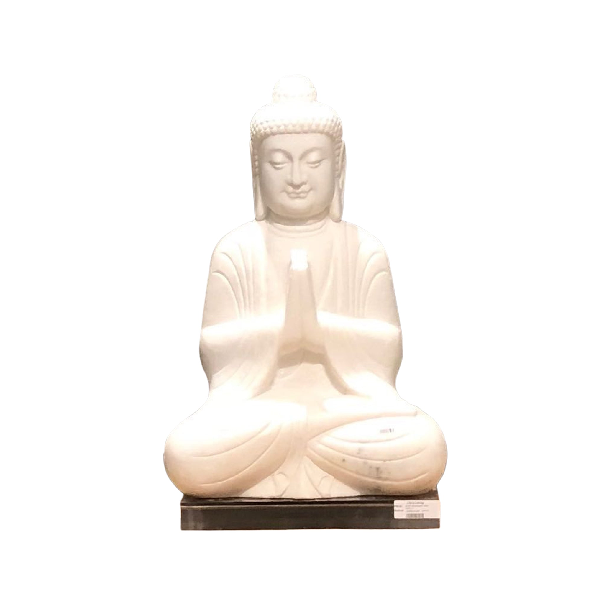 Talorin Marble Praying Buddha - Wisteria