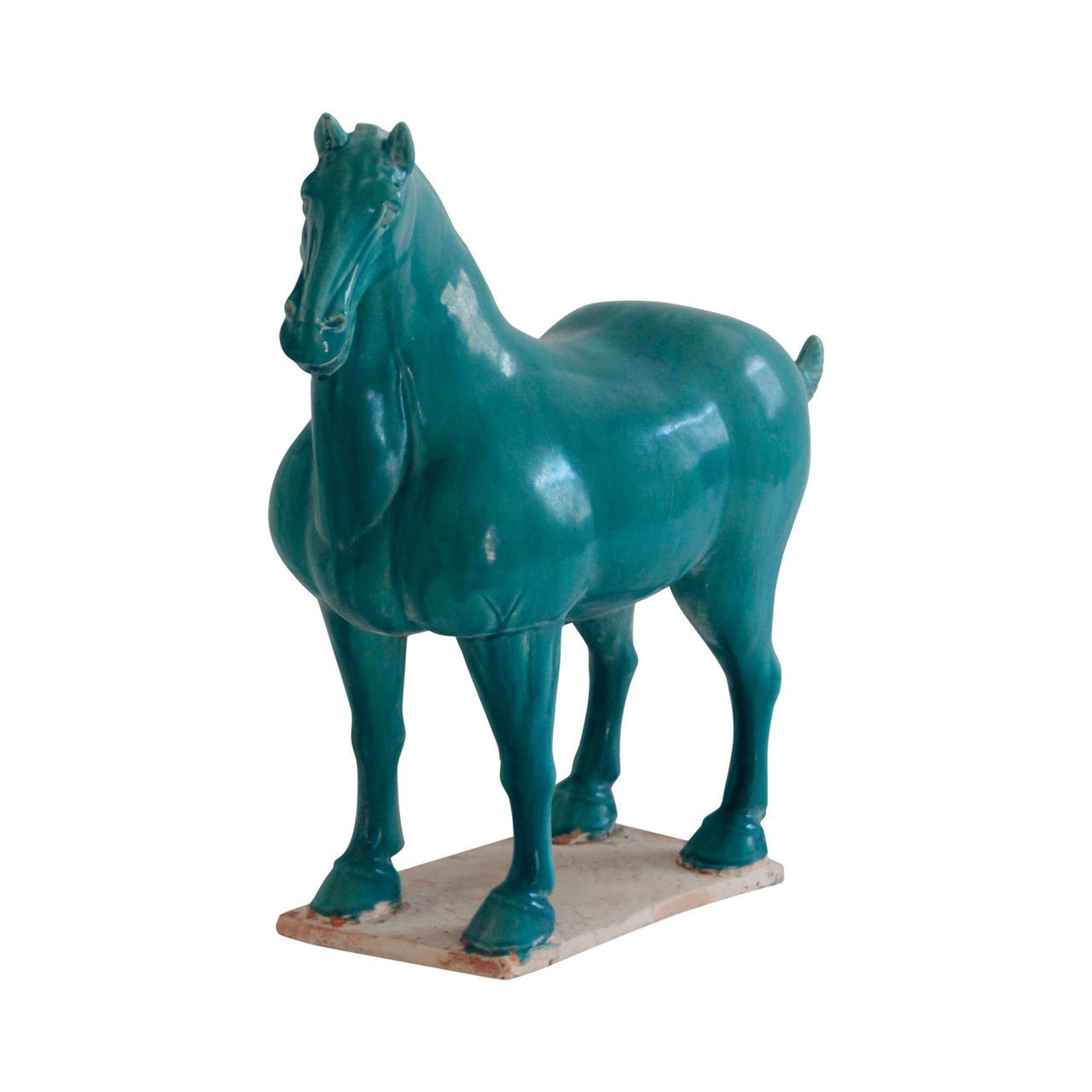 Chi - Ji Turquoise Ceramic Stallion - Wisteria
