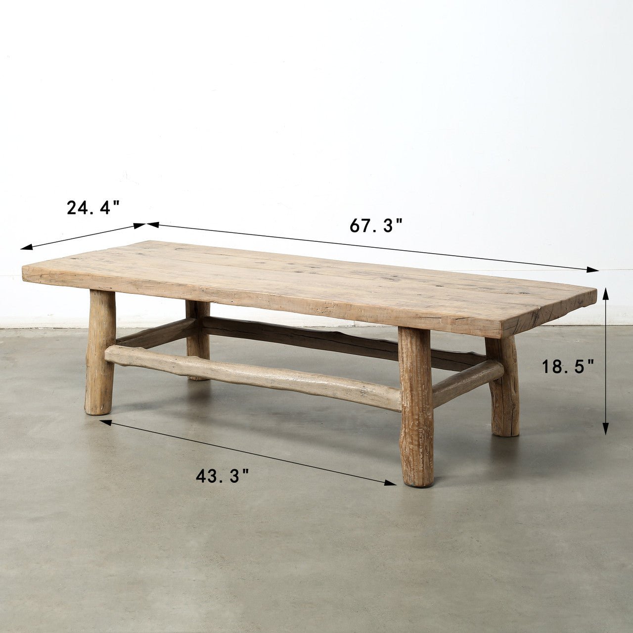 Brunel Elm Coffee Table - Wisteria