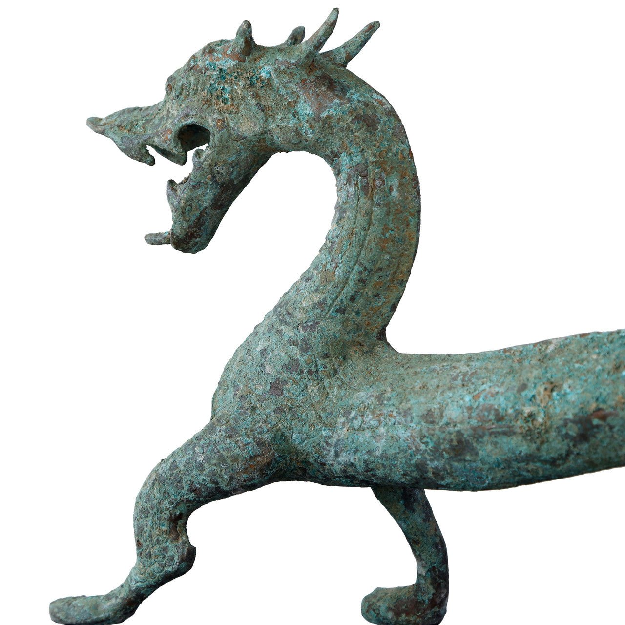 Zhaorin Bronze Dragon Statue - Wisteria