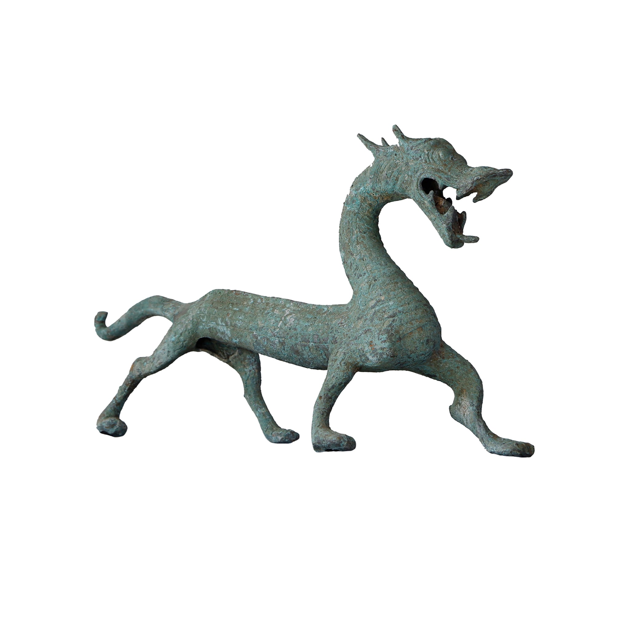 Zhaorin Bronze Dragon Statue - Wisteria