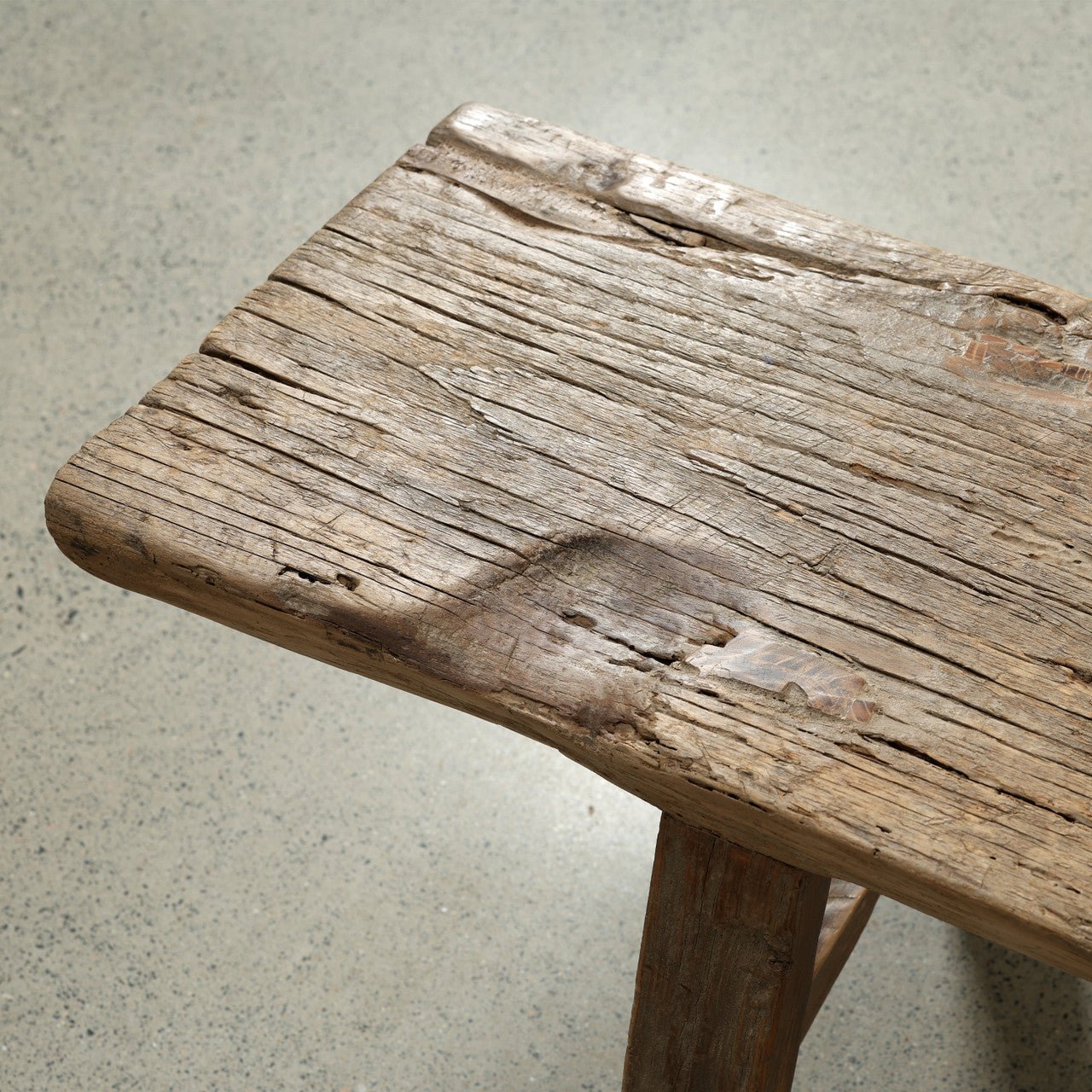 Hartham Rustic Pine Bench - Wisteria