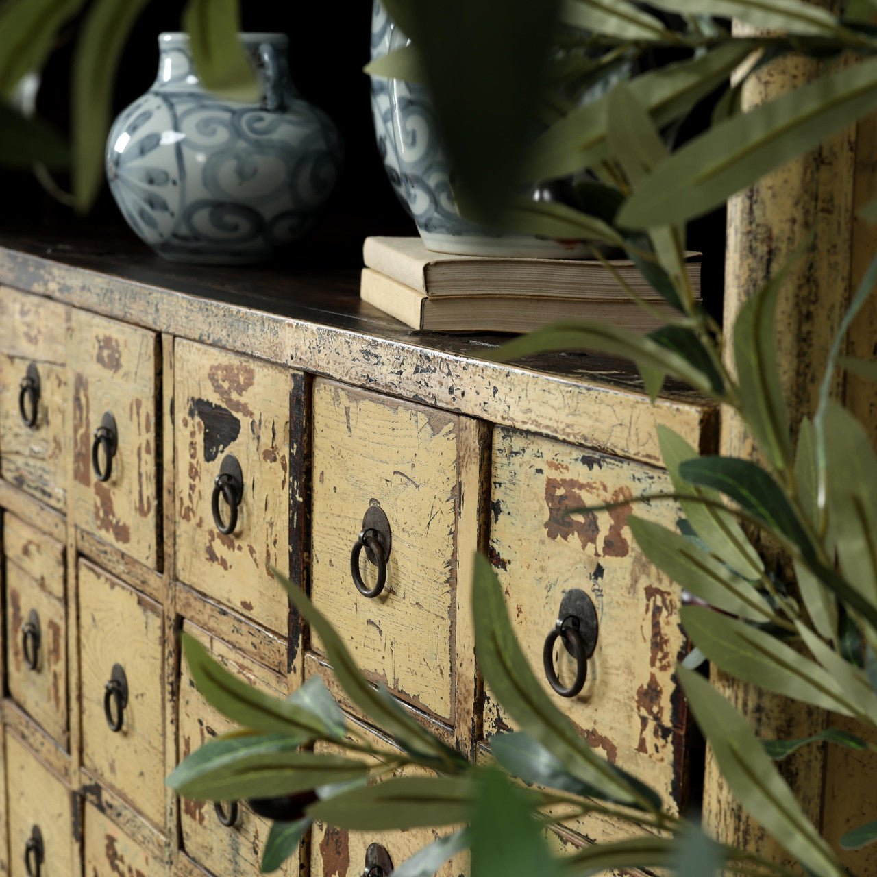 Belvoir Vintage Pine Cabinet - Wisteria