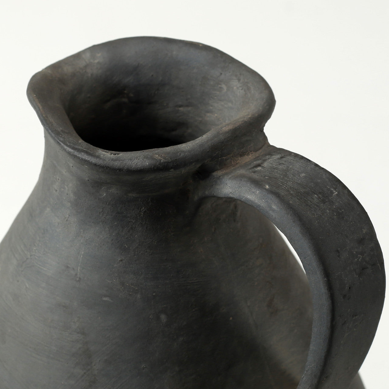 Morwen Charcoal Clay Pitcher