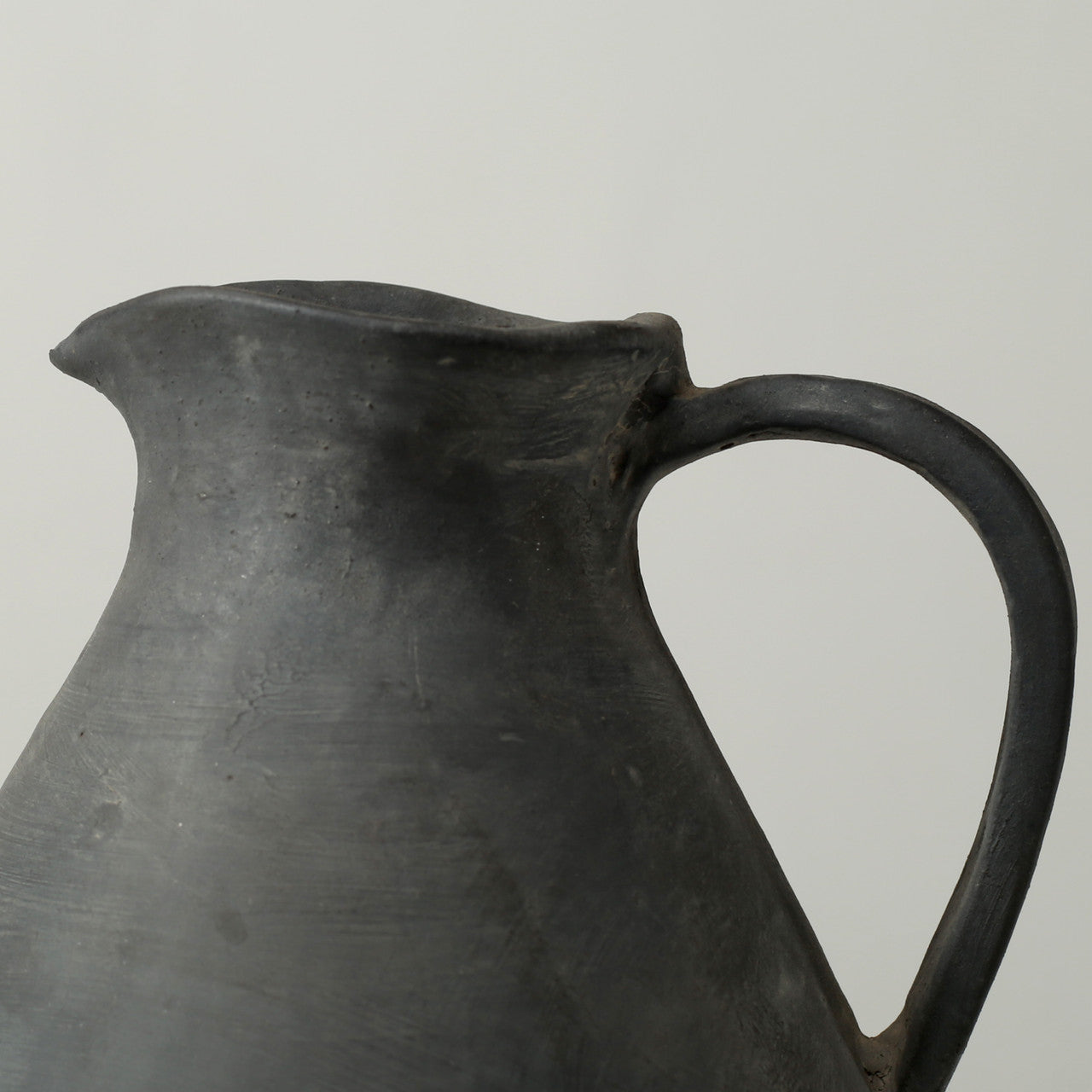 Morwen Charcoal Clay Pitcher