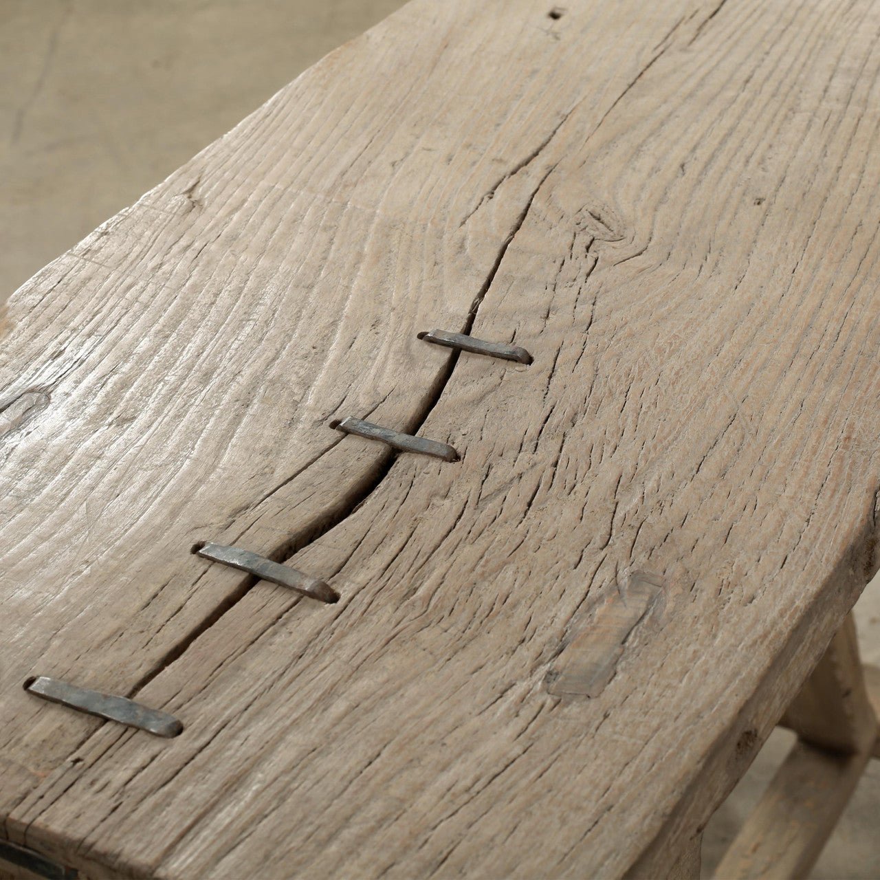 Briselle Reclaimed Elm Console - Wisteria
