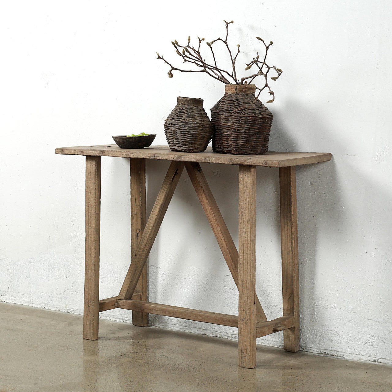 Briselle Reclaimed Elm Console - Wisteria