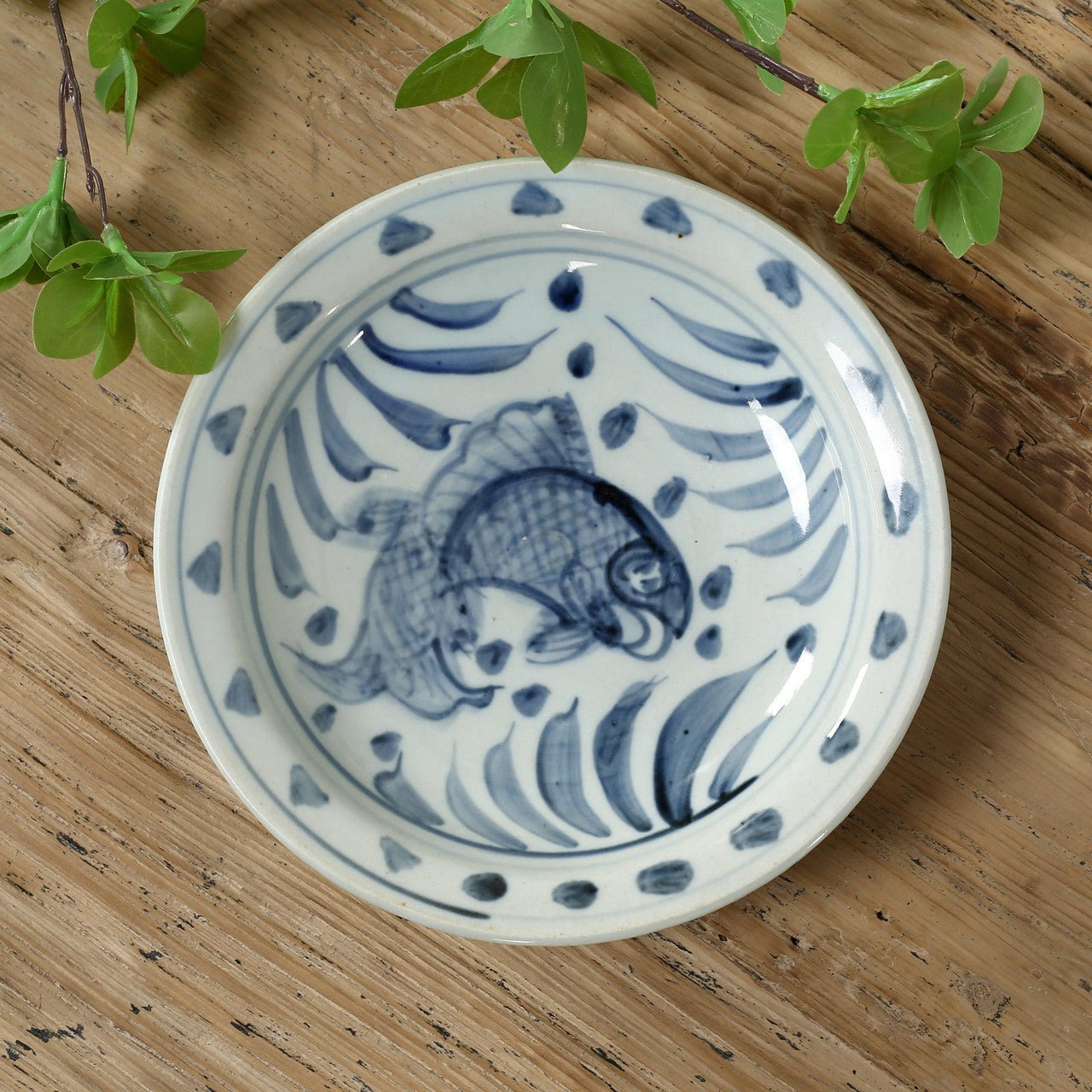 Pelagos Hand Painted Plate - Wisteria